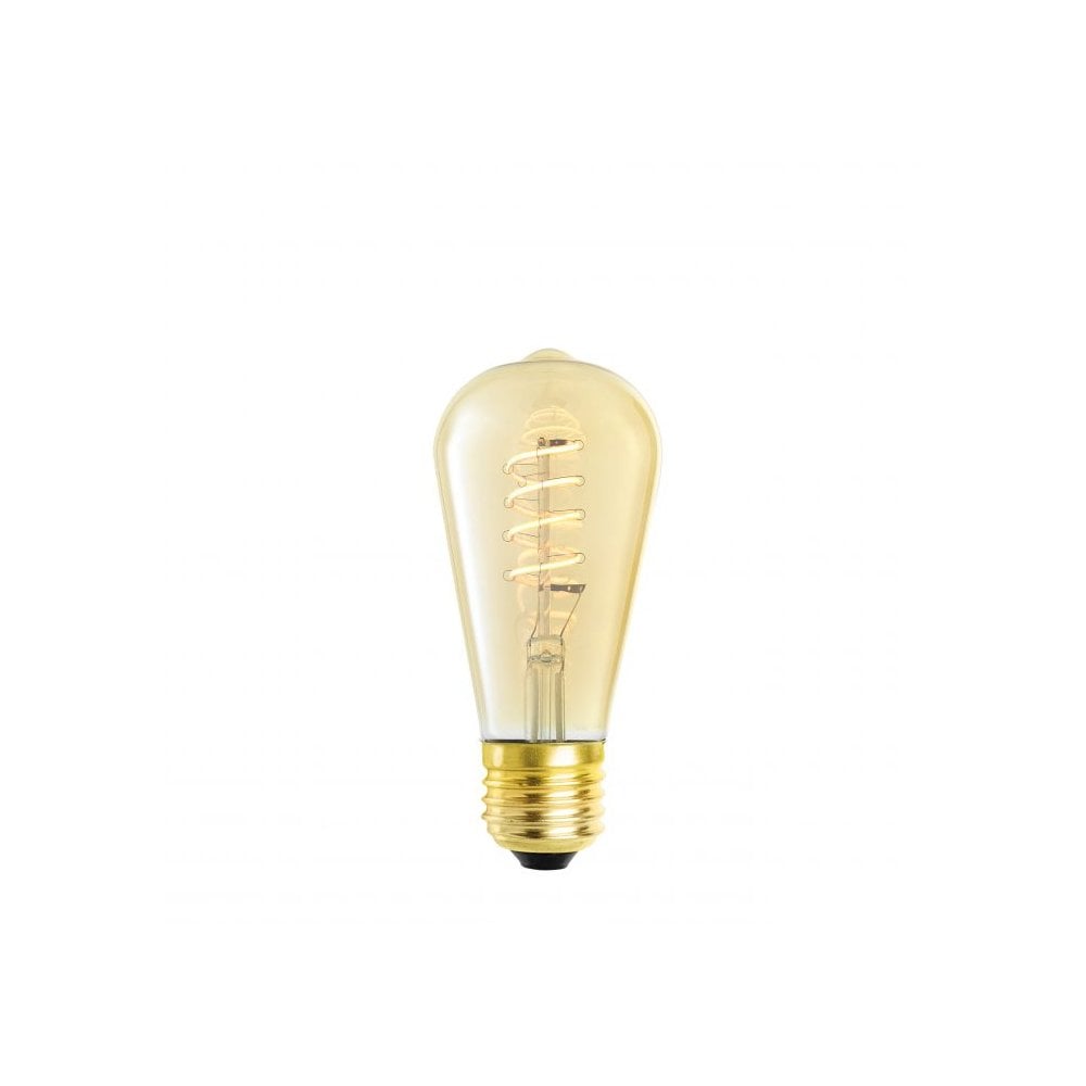 LED Bulb Signature 4W E27 set of 4, Dimmable Goldline Filament