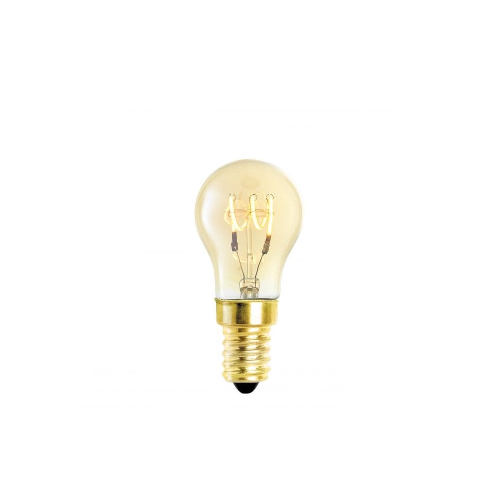 LED Bulb A Shape 4W E14 set of 4, Dimmable Goldline Filament