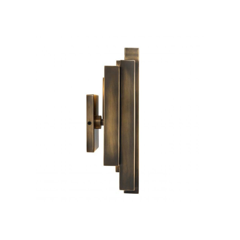 Wall Lamp Beau Rivage, Vintage Brass Finish