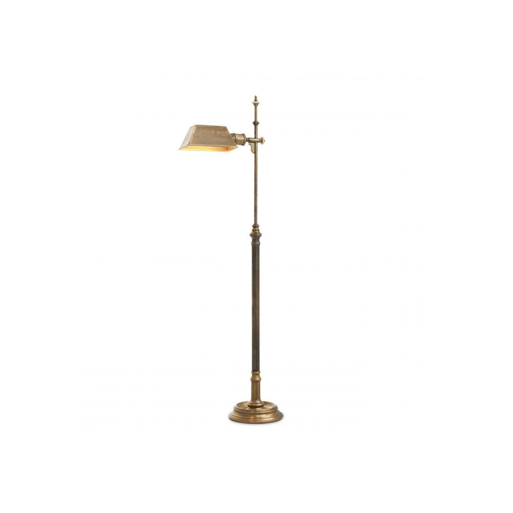 Floor Lamp Charlene, Vintage Brass Finish