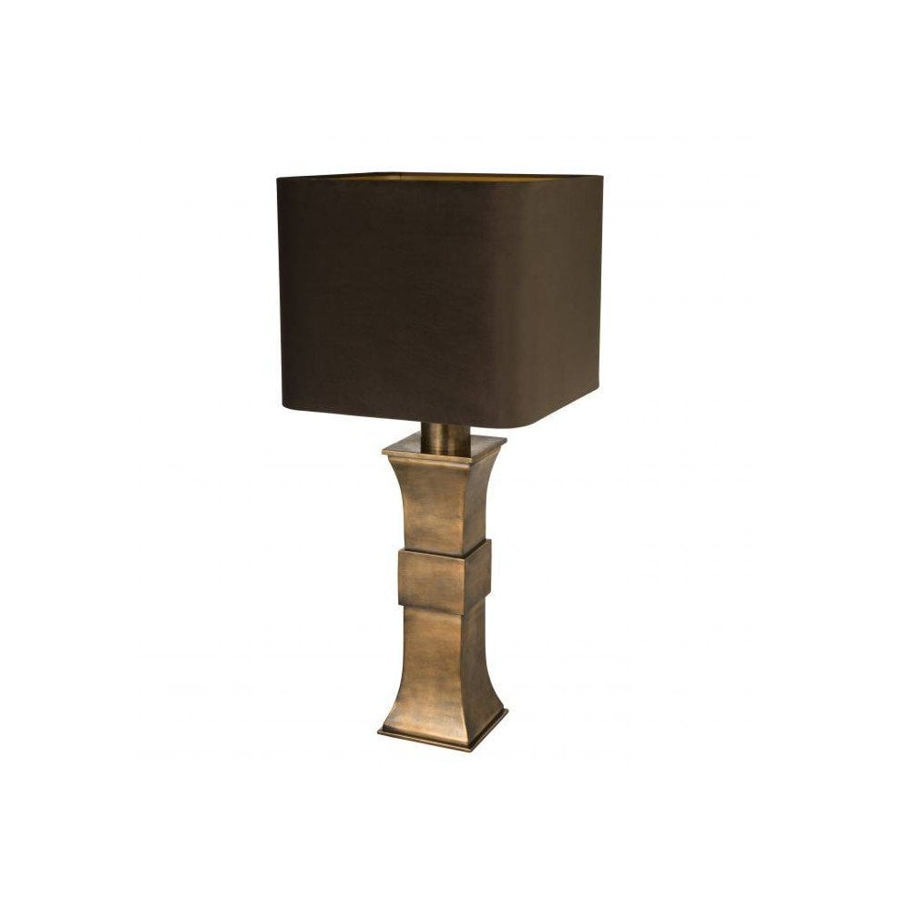 Table Lamp Avia, Vintage Brass Finish