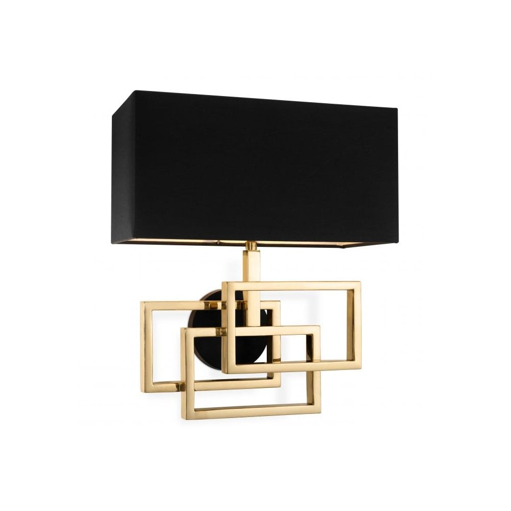 Wall Lamp Windolf, Polished Brass