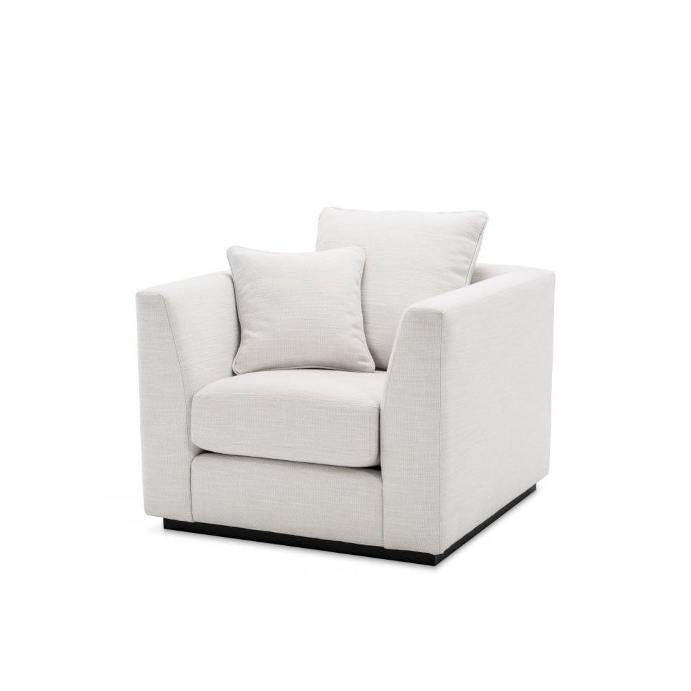 Chair Taylor, Avalon White, Black Base