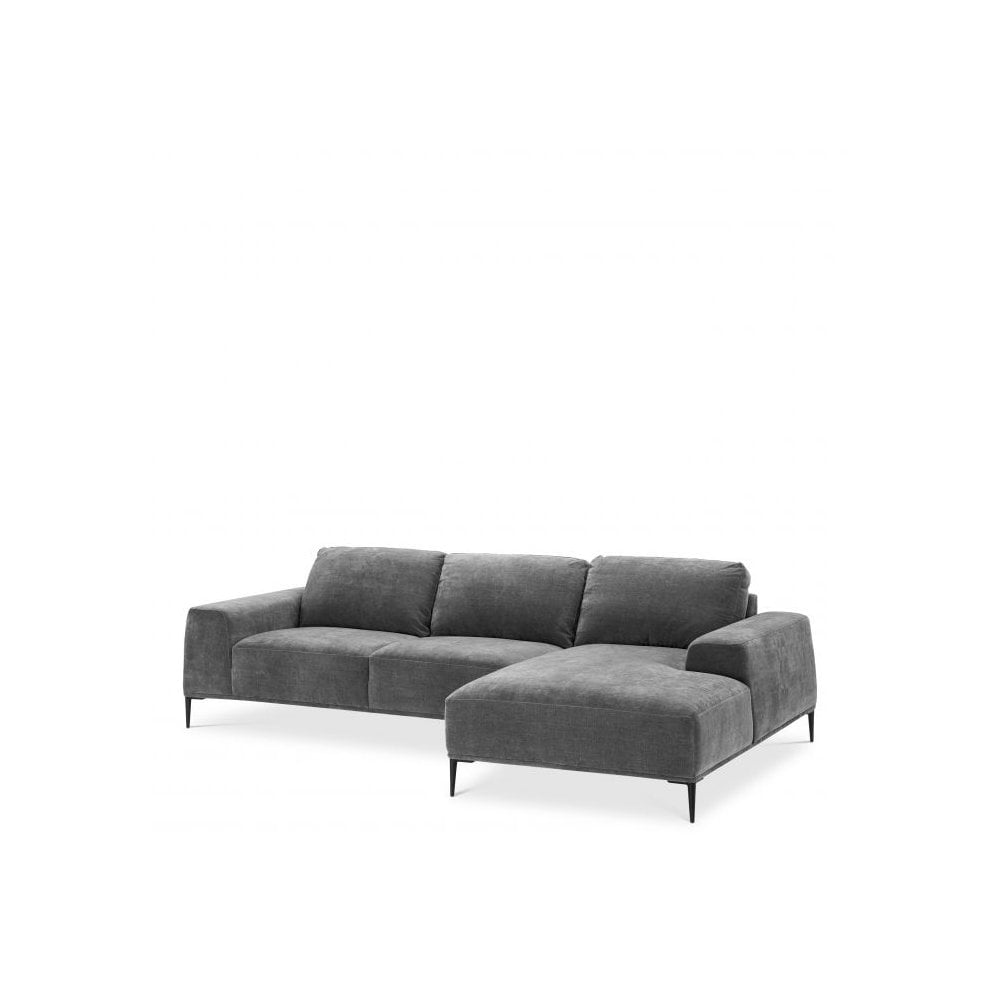 Lounge Sofa Montado, Clarck Grey, Black Legs