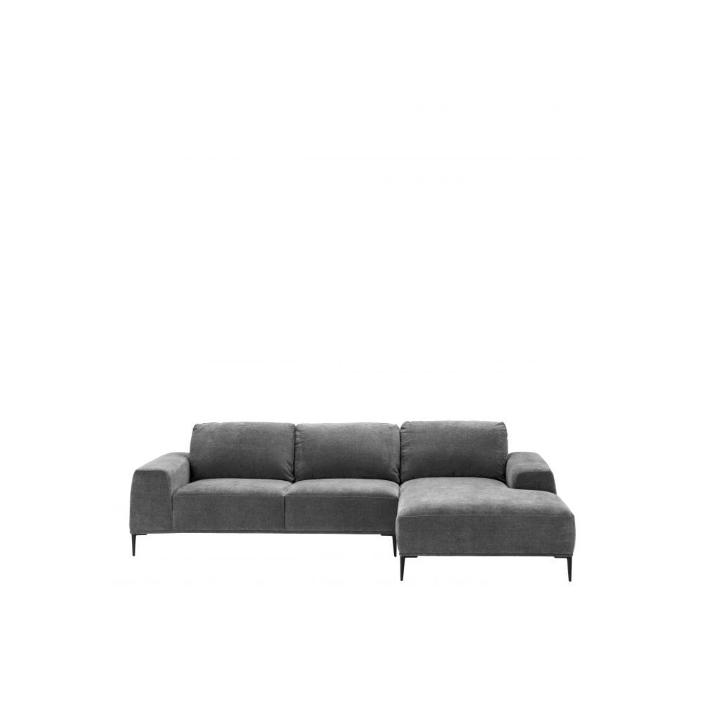 Lounge Sofa Montado, Clarck Grey, Black Legs