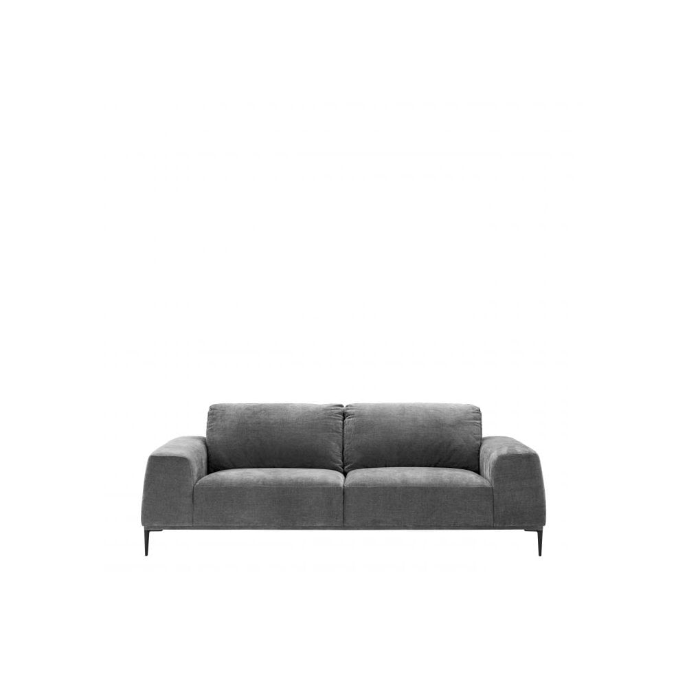 Sofa Montado, Clarck Grey, Black Legs