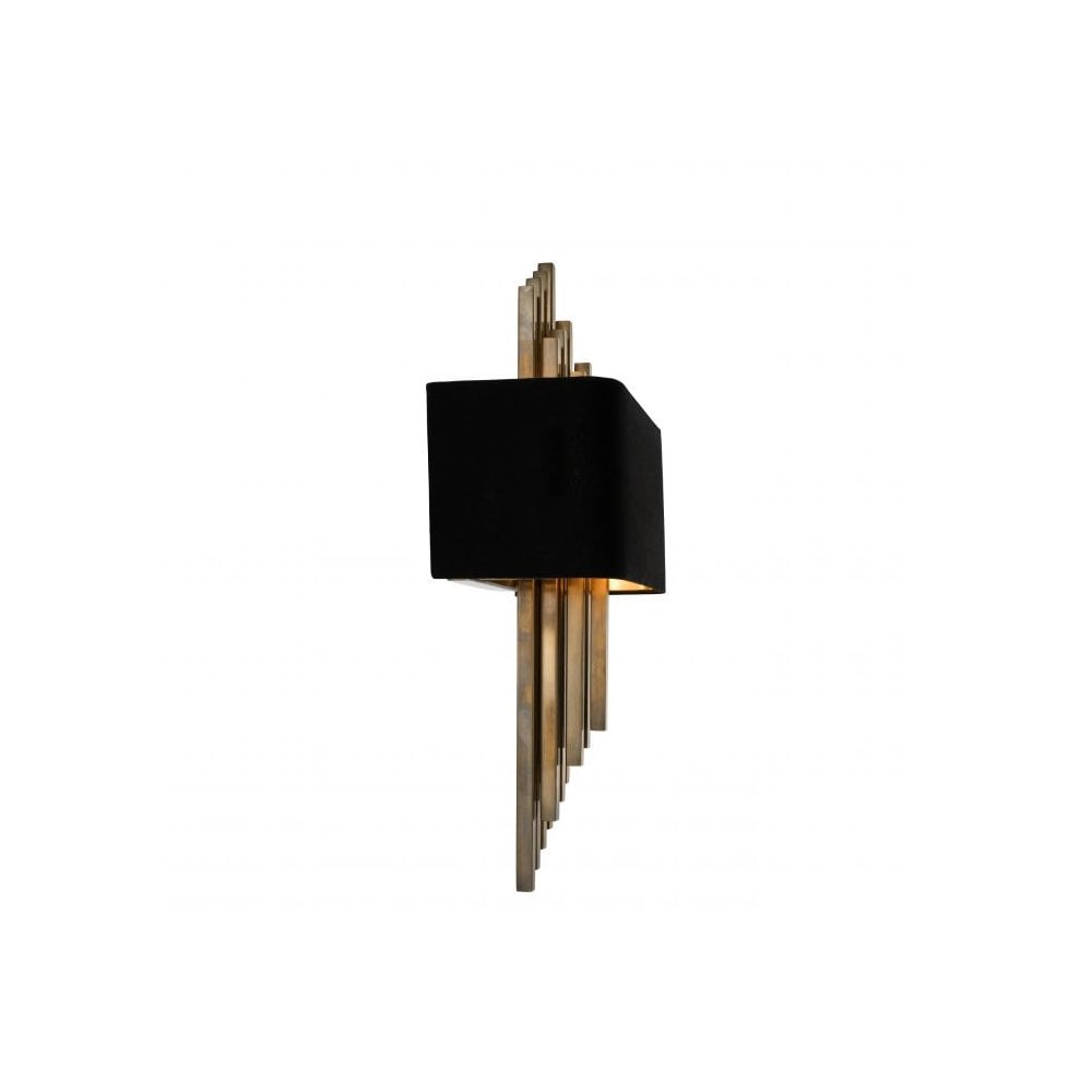 Wall Lamp Caruso, Vintage Brass Finish