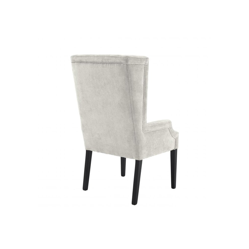 Dining Chair Tempio, Clarck Sand, Black Legs