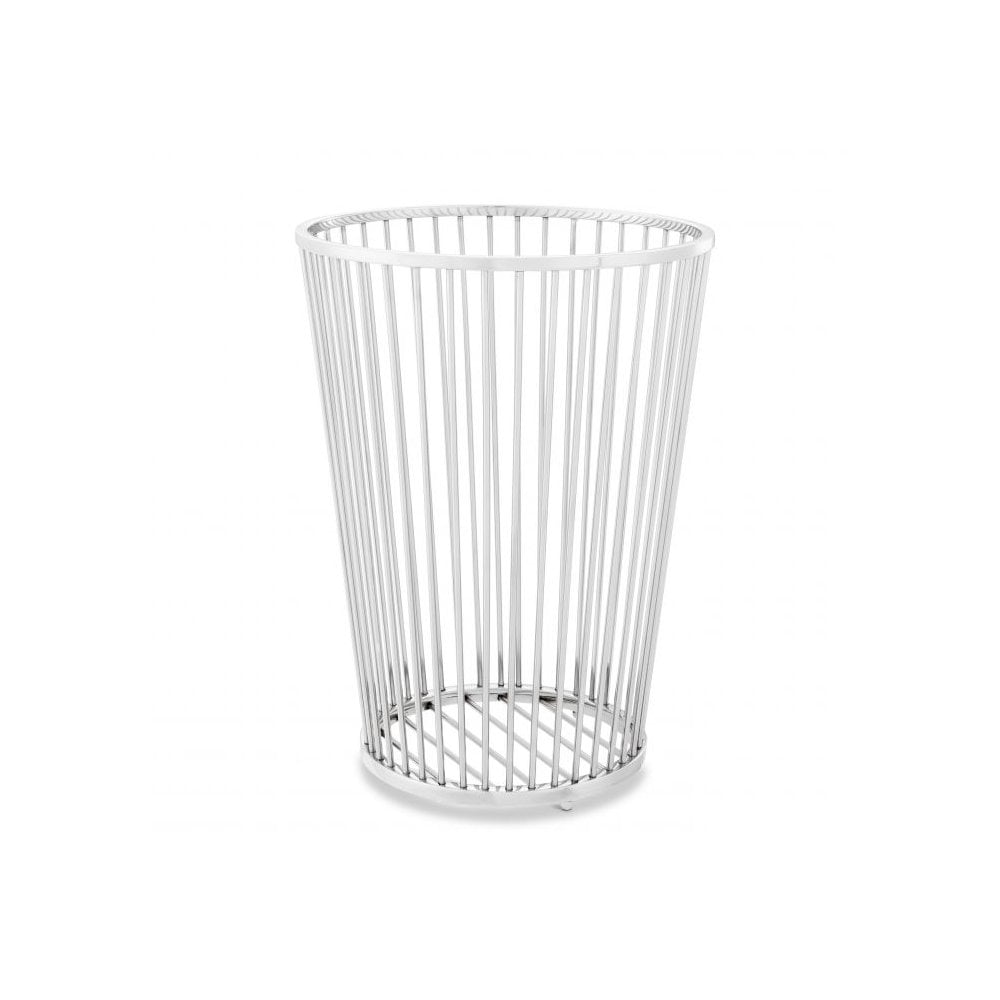 Towel Basket Baleana, Polished Stainless Steel