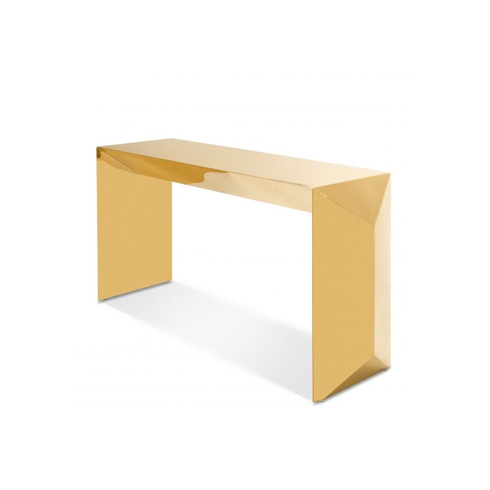 Console Table Carlow, Gold Finish