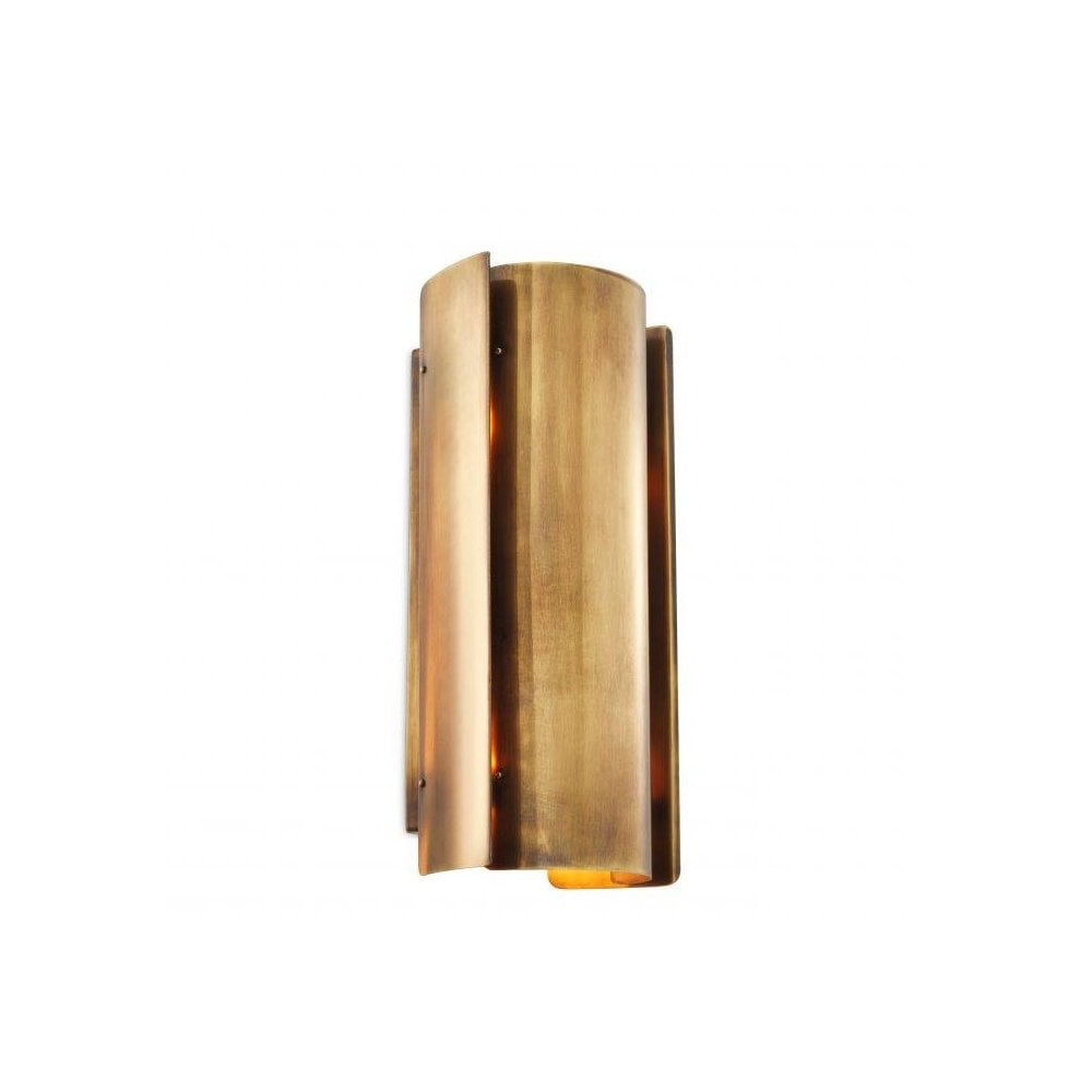 Wall Lamp Verge, Vintage Brass Finish