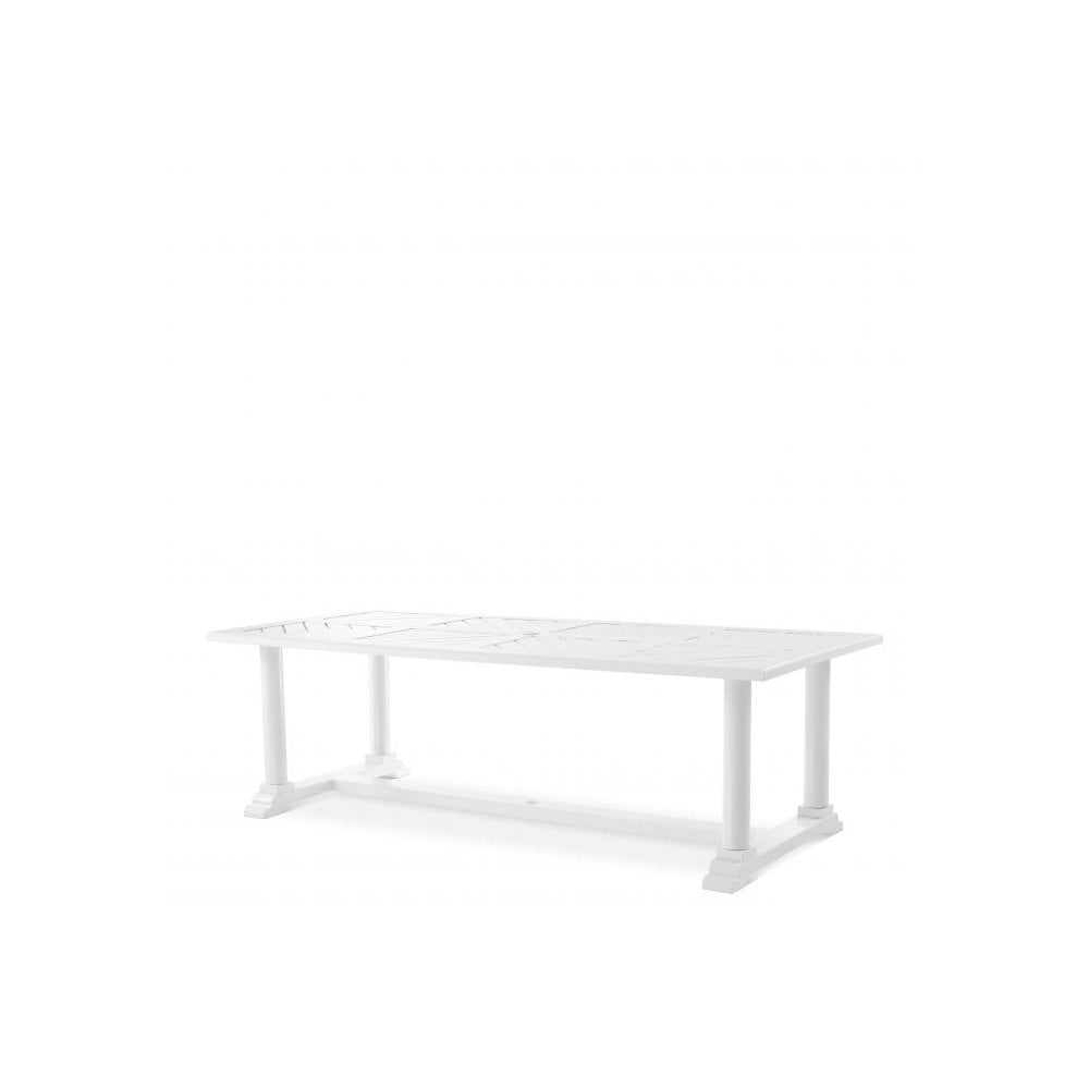 Dining Table Bell Rive, White Finish