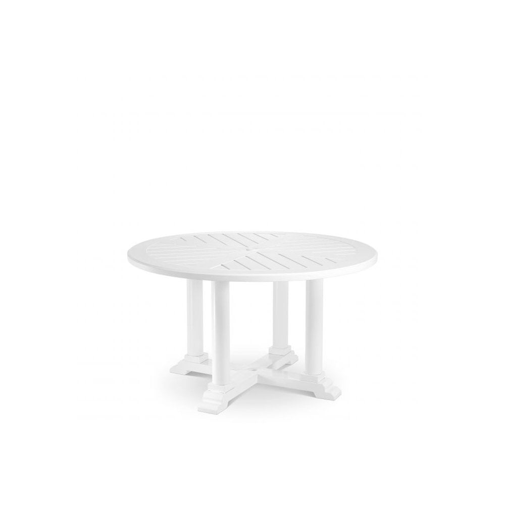 Dining Table Bell Rive ø 130 cm, White Finish