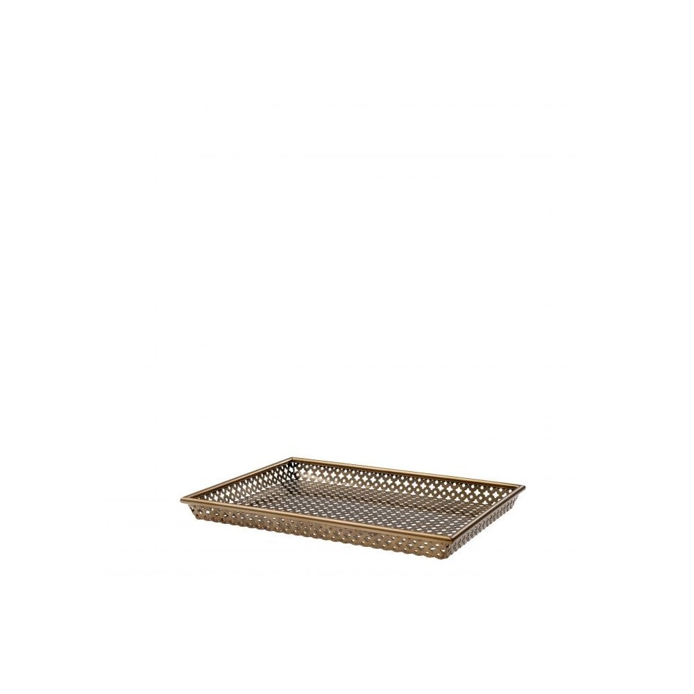 Tray Sirenuse S, Antique Brass Finish