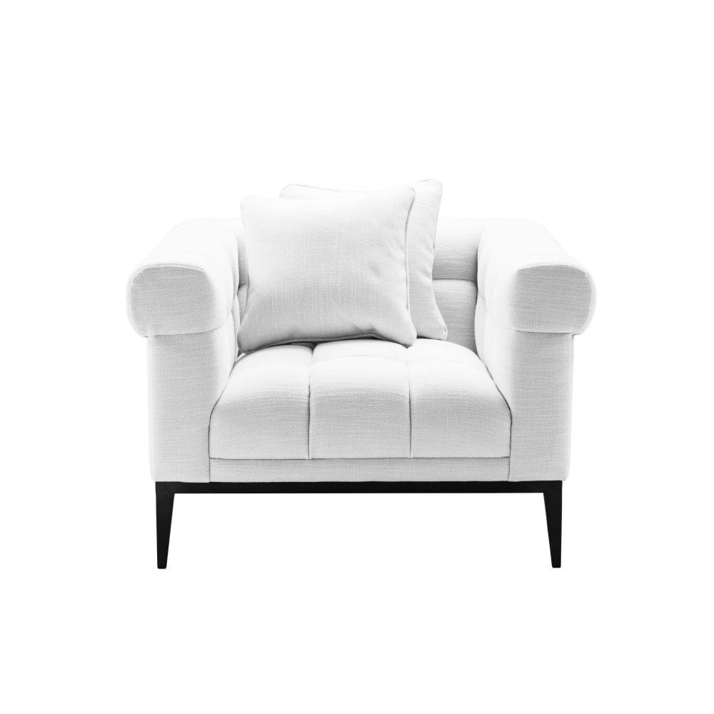 Chair Aurelio, Avalon White, Gunmetal Base