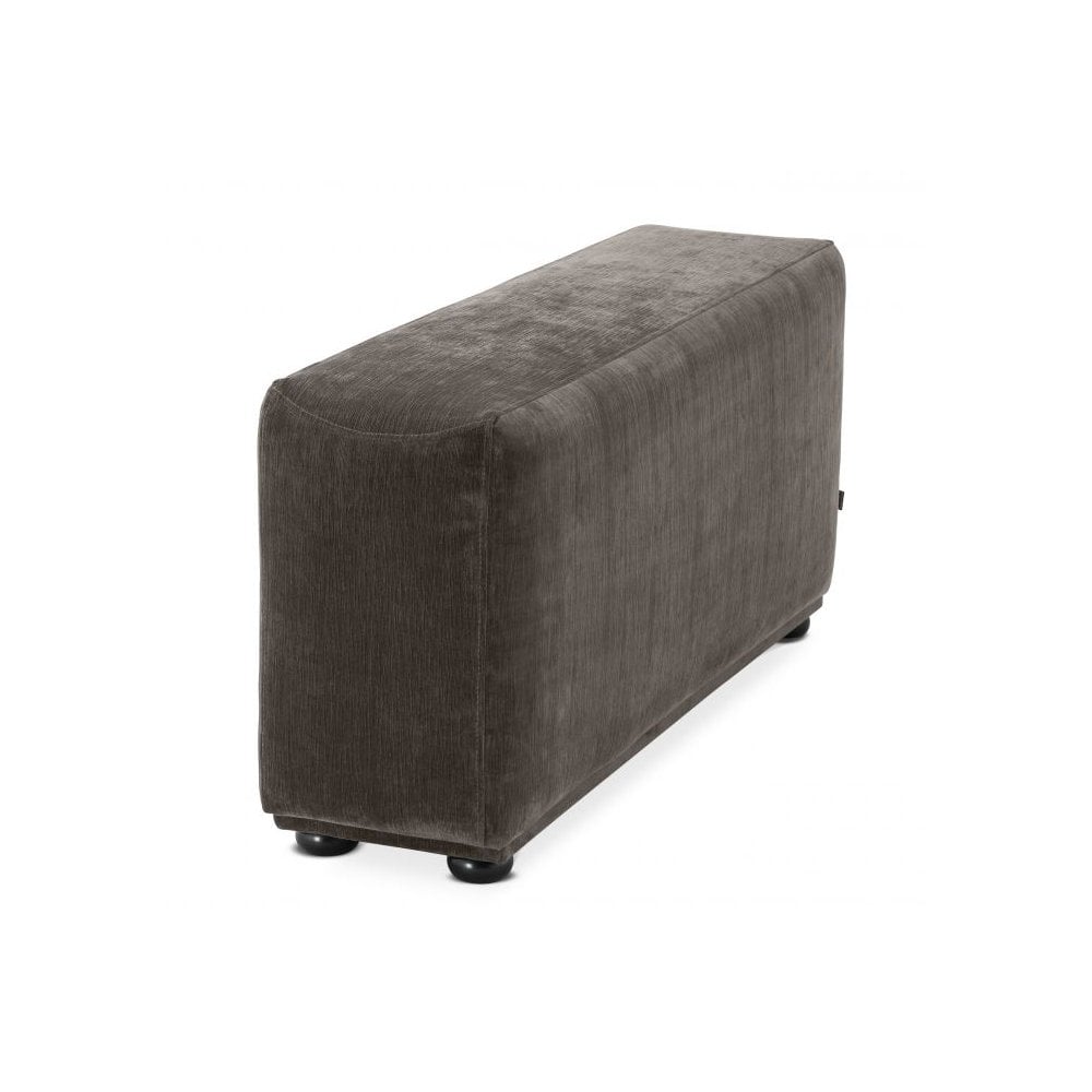 Armrest Mondial, Granite Grey, Black Feet