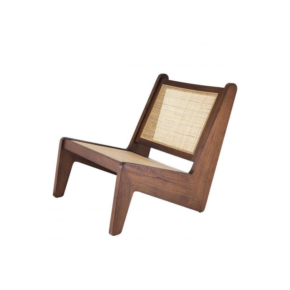 Chair Aubin, Classic Brown, Rattan Cane Webbing