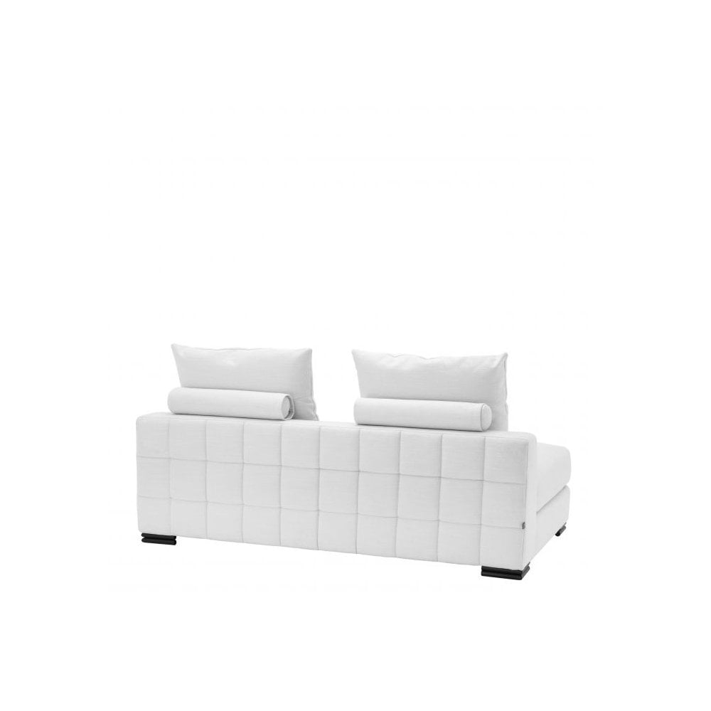 Sofa Clifford 2-seater, Avalon White, Black Feet