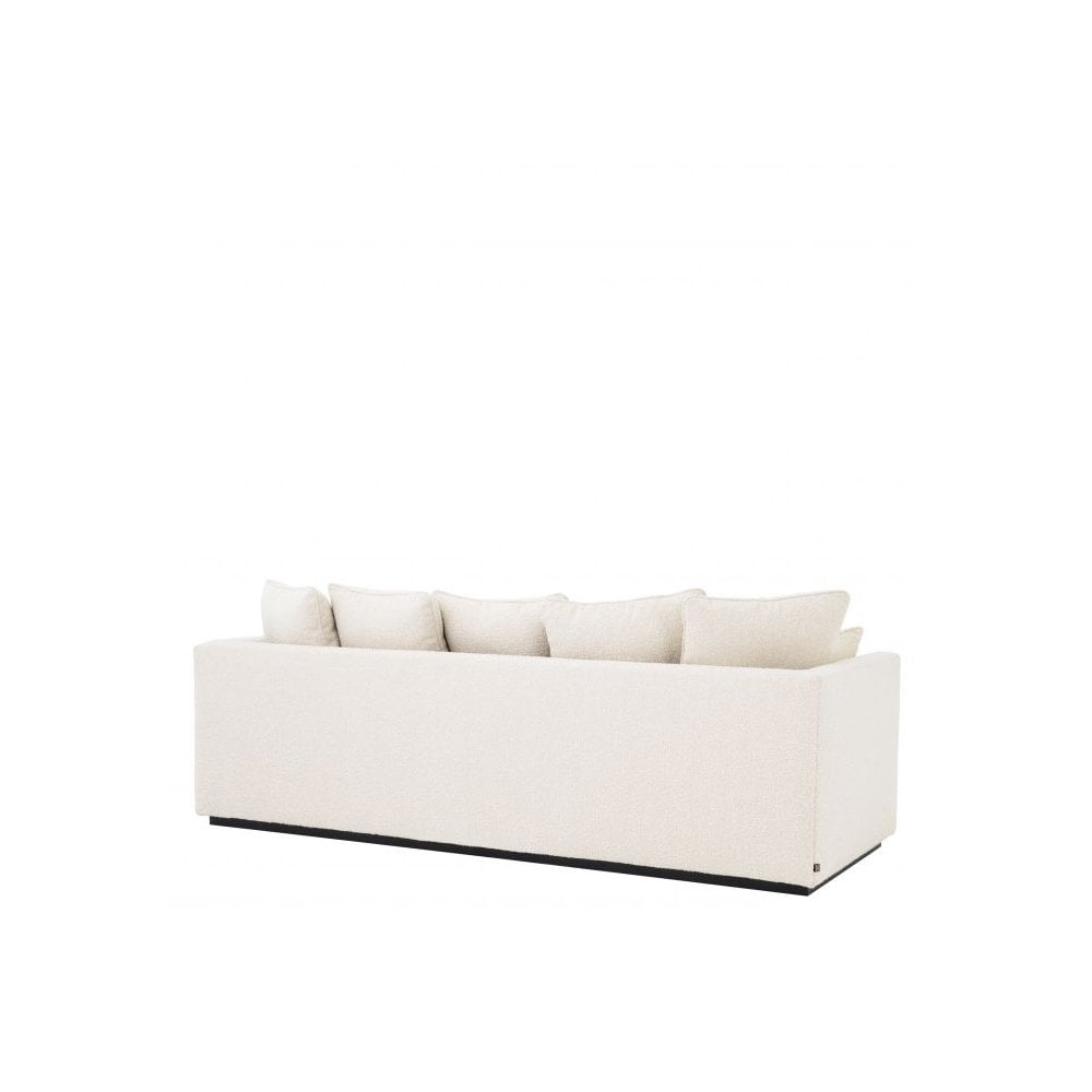 Sofa Taylor, Bouclé Cream, Black Base