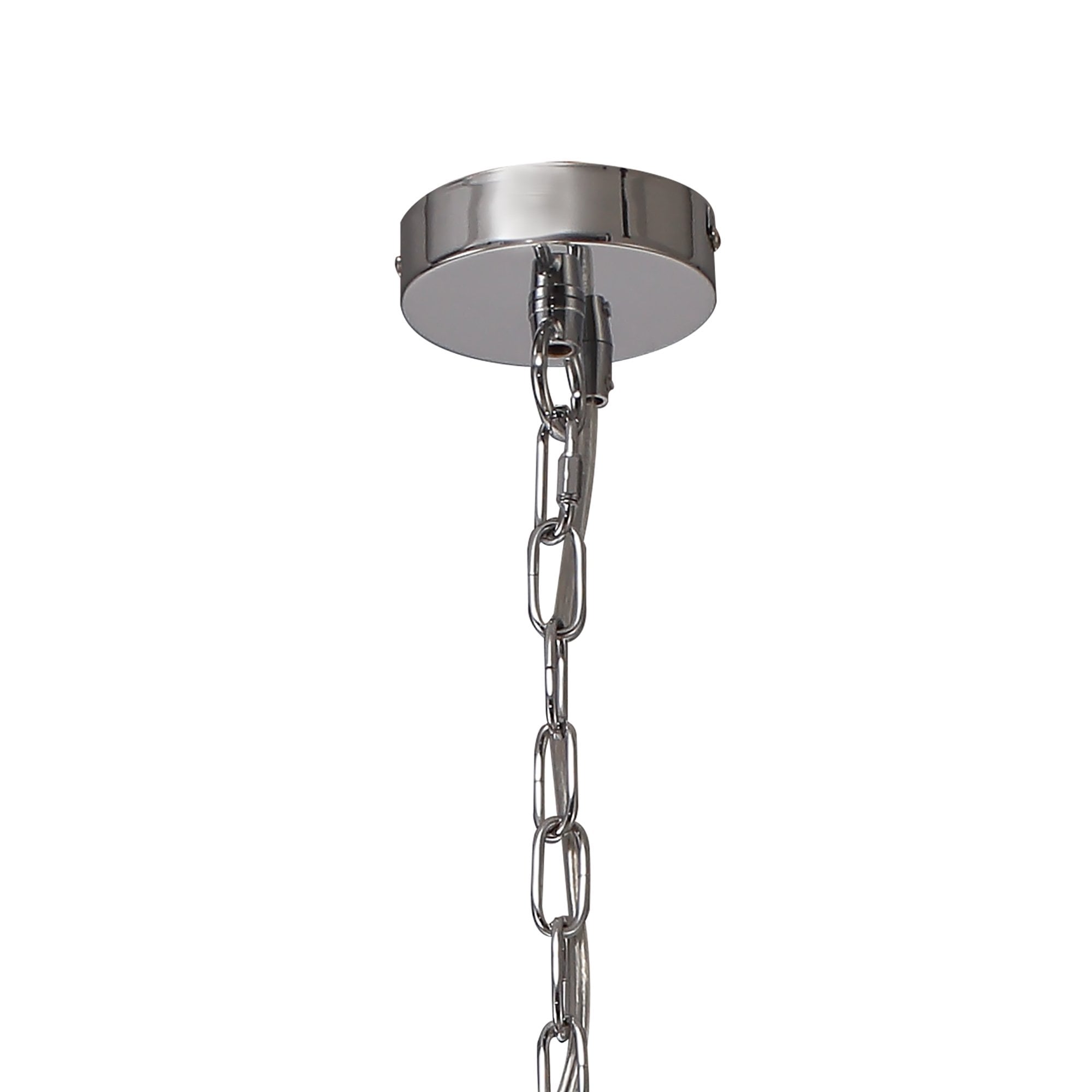 Pendant, 1 Light E27, Polished Chrome/Clear