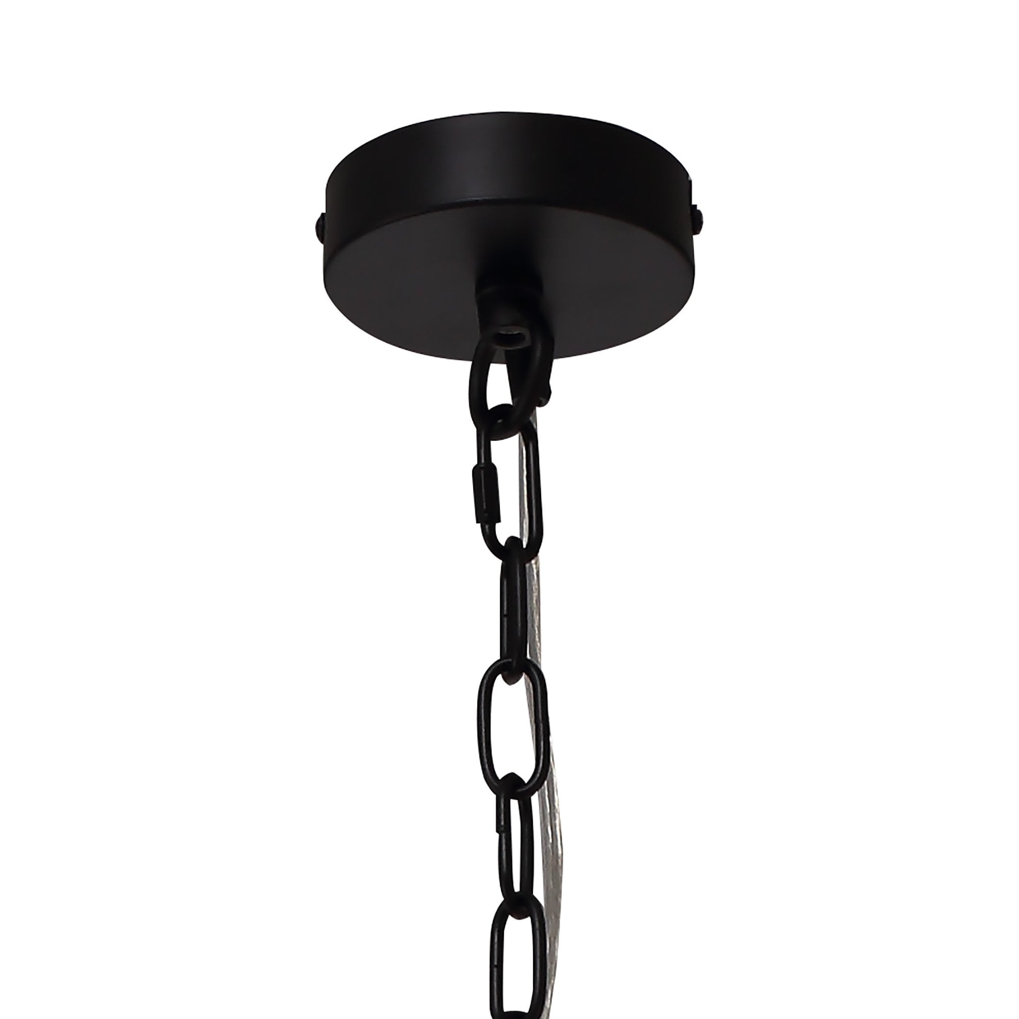 Pendant, 1 Light E27, Matt Black/Smoked