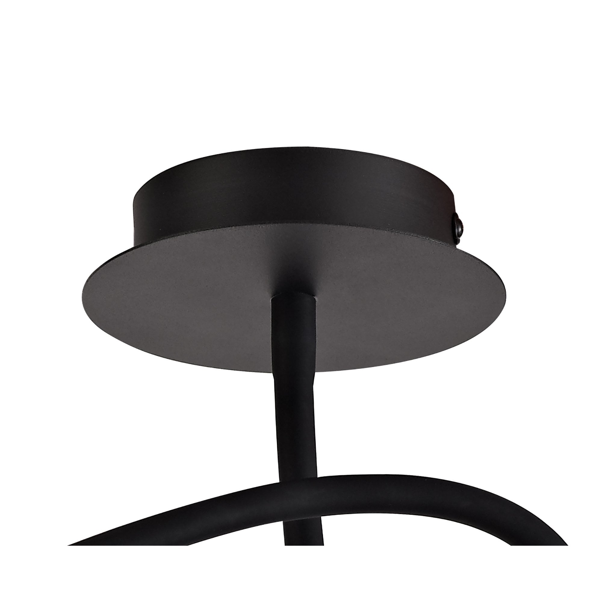 Ceiling, 1 Light Adjustable Arm, 1 x 5W LED, 3000K, 310lm, Black/Aluminium, 3yrs Warranty