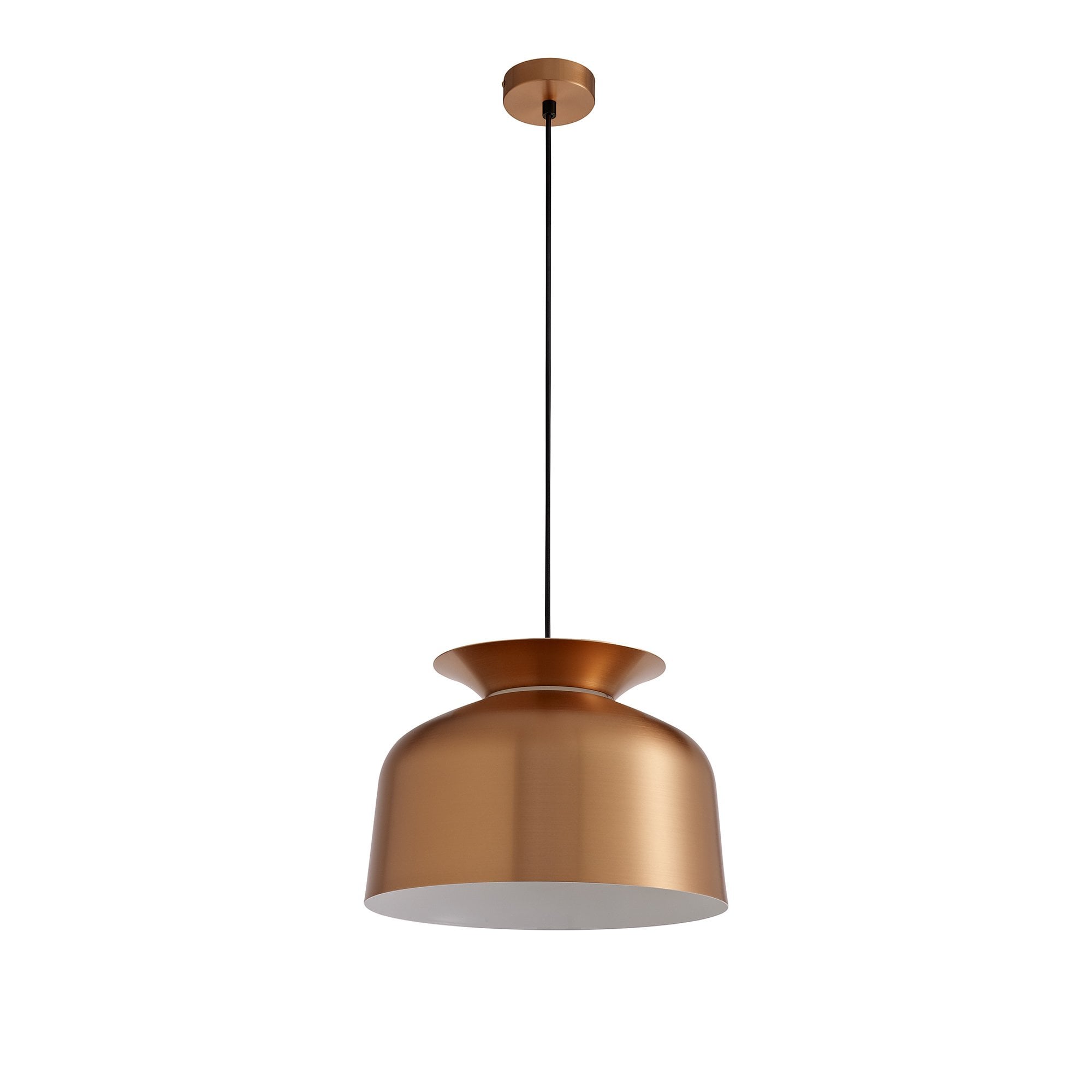 Single Pendant, 1 Light Adjustable E27, Copper