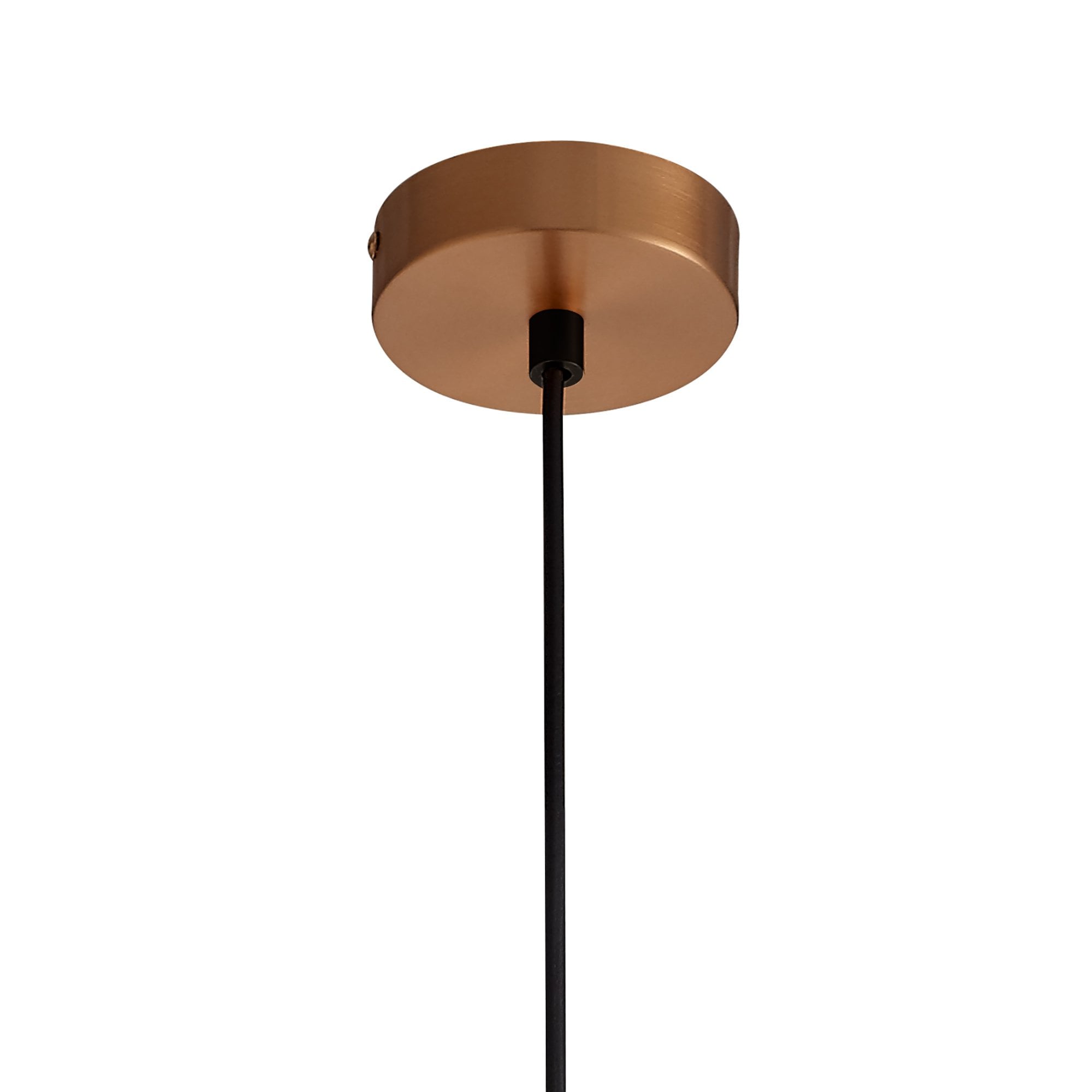 Single Pendant, 1 Light Adjustable E27, Copper