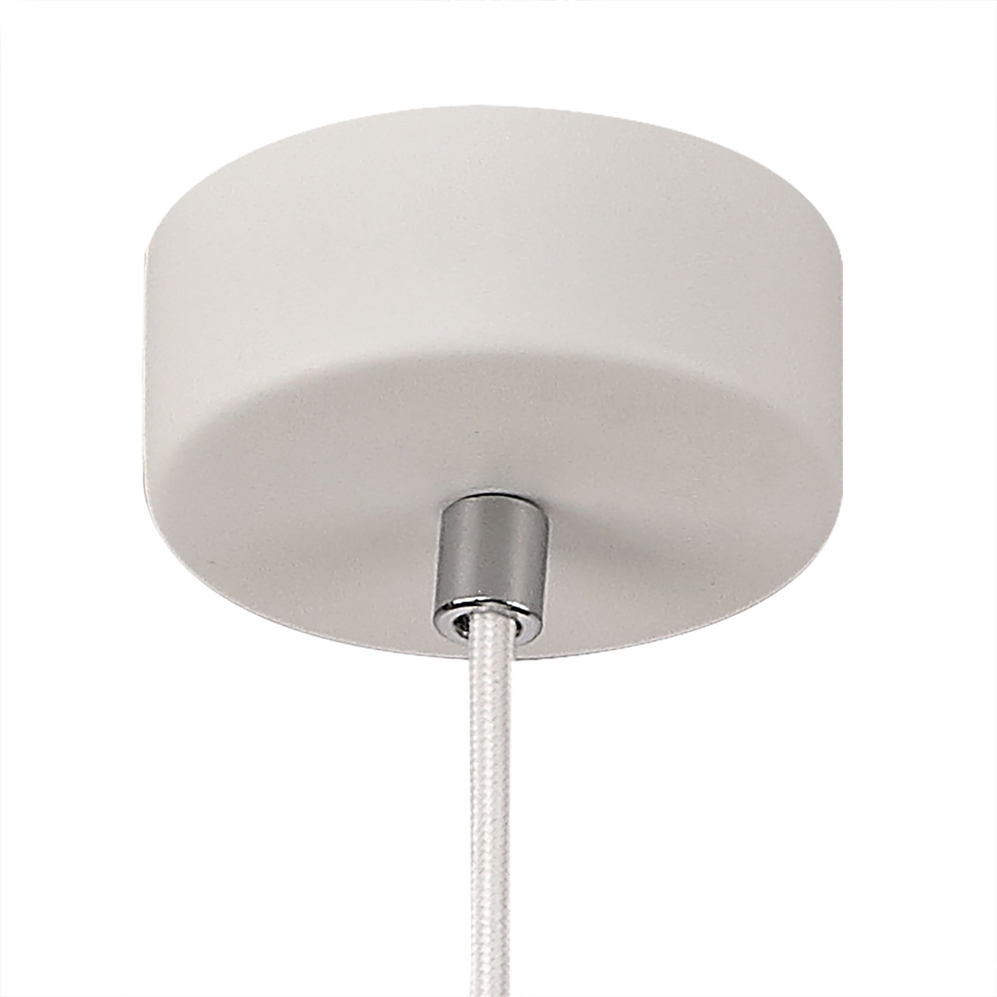 Medium Pendant, 1 x E27, White Paintable Gypsum