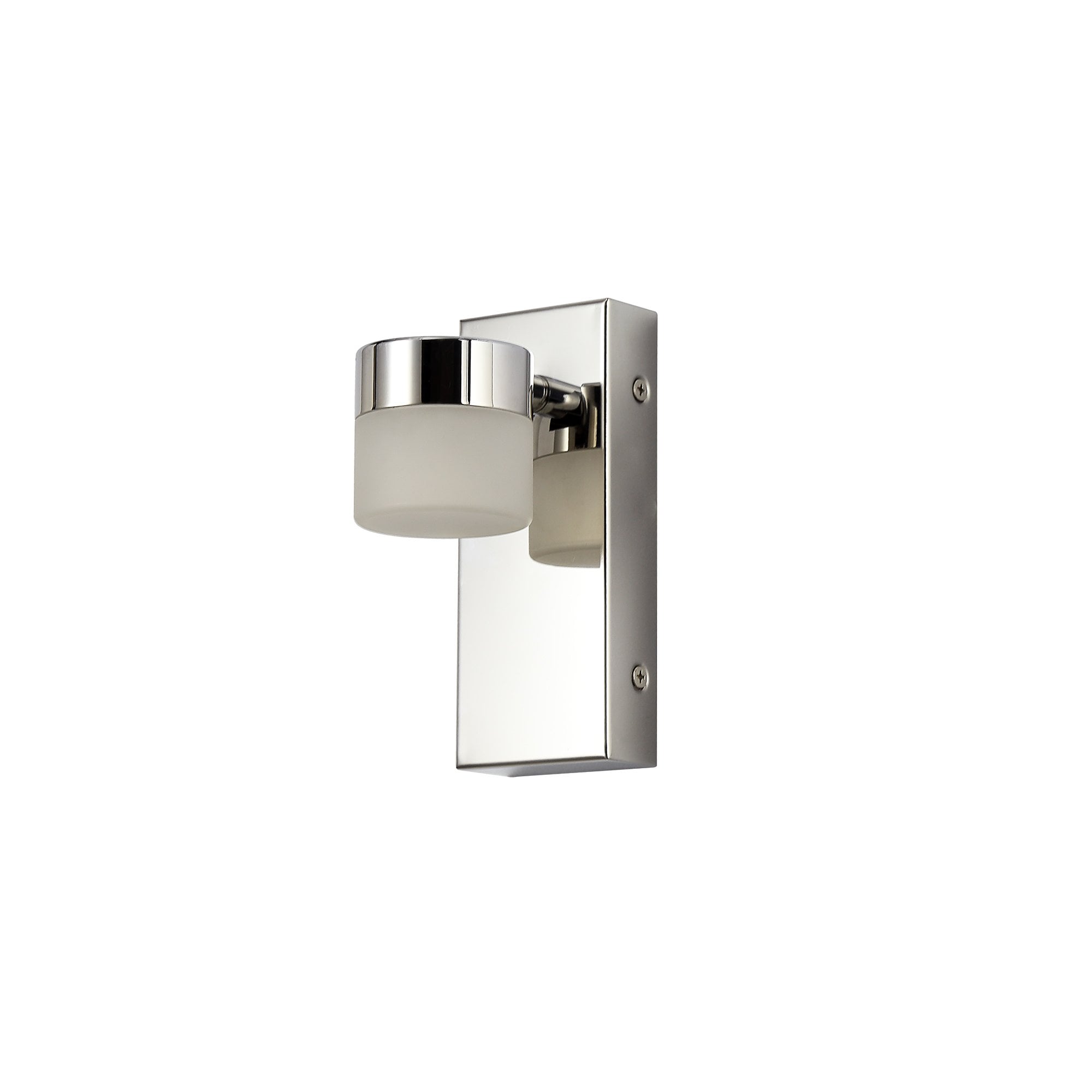 Wall Lamp Single Adjustable, 1 x 5W LED, 4000K, 415lm, IP44, Polished Chrome, 3yrs Warranty