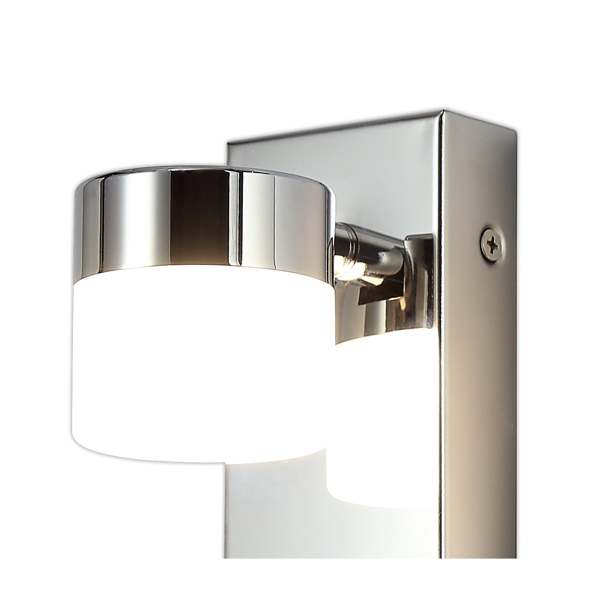 Wall Lamp Single Adjustable, 1 x 5W LED, 4000K, 415lm, IP44, Polished Chrome, 3yrs Warranty