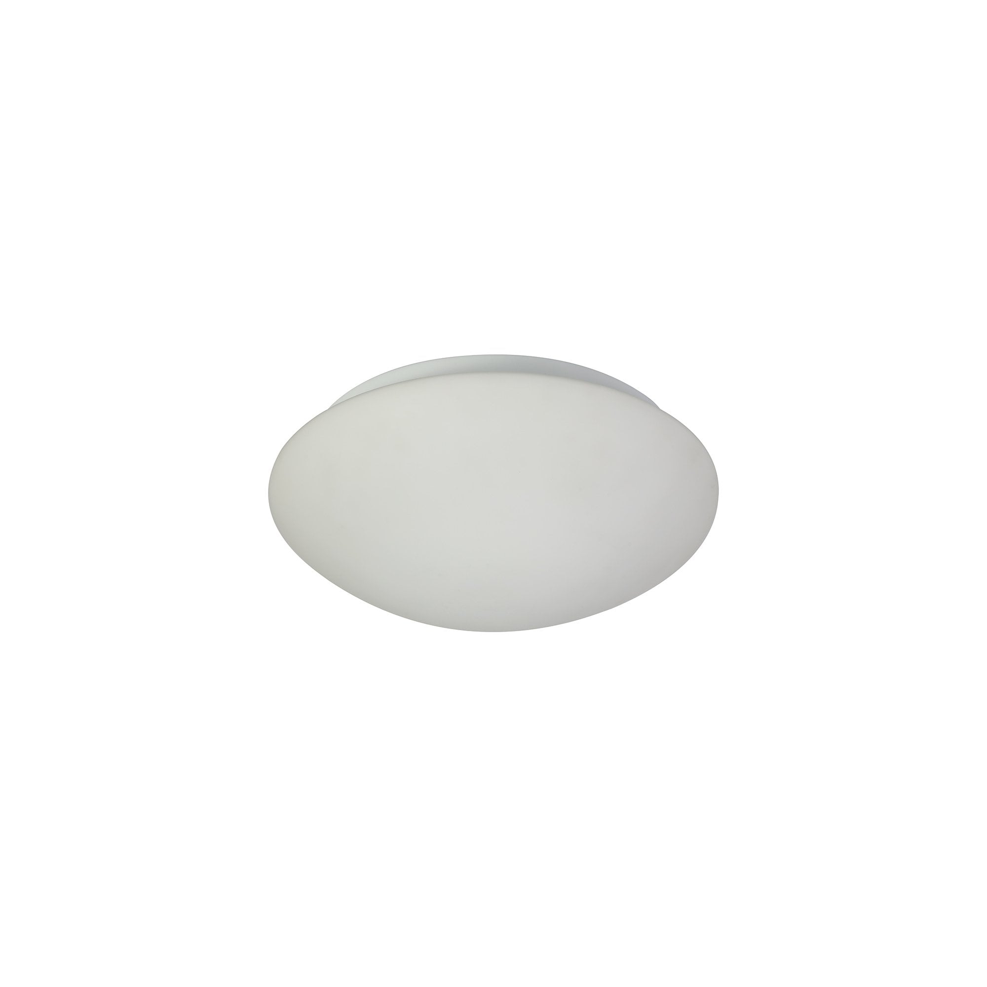 Ceiling, 1 x 18W LED, 3000K, 872lm, IP44, White/Frosted Glass, 3yrs Warranty