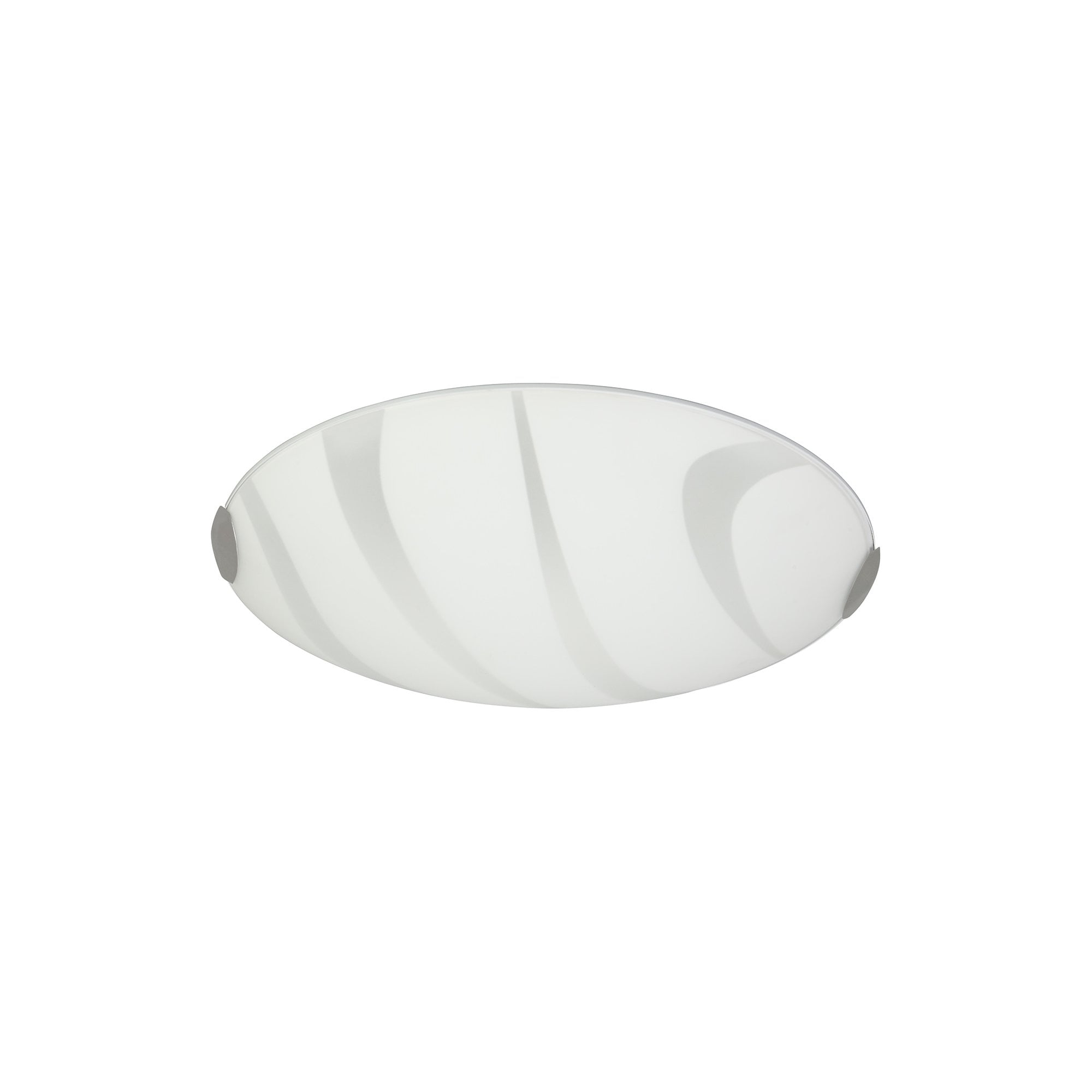 Ceiling 40cm, 1 x 24W LED, 3000K, 1404lm, Polished Chrome/White, 3yrs Warranty