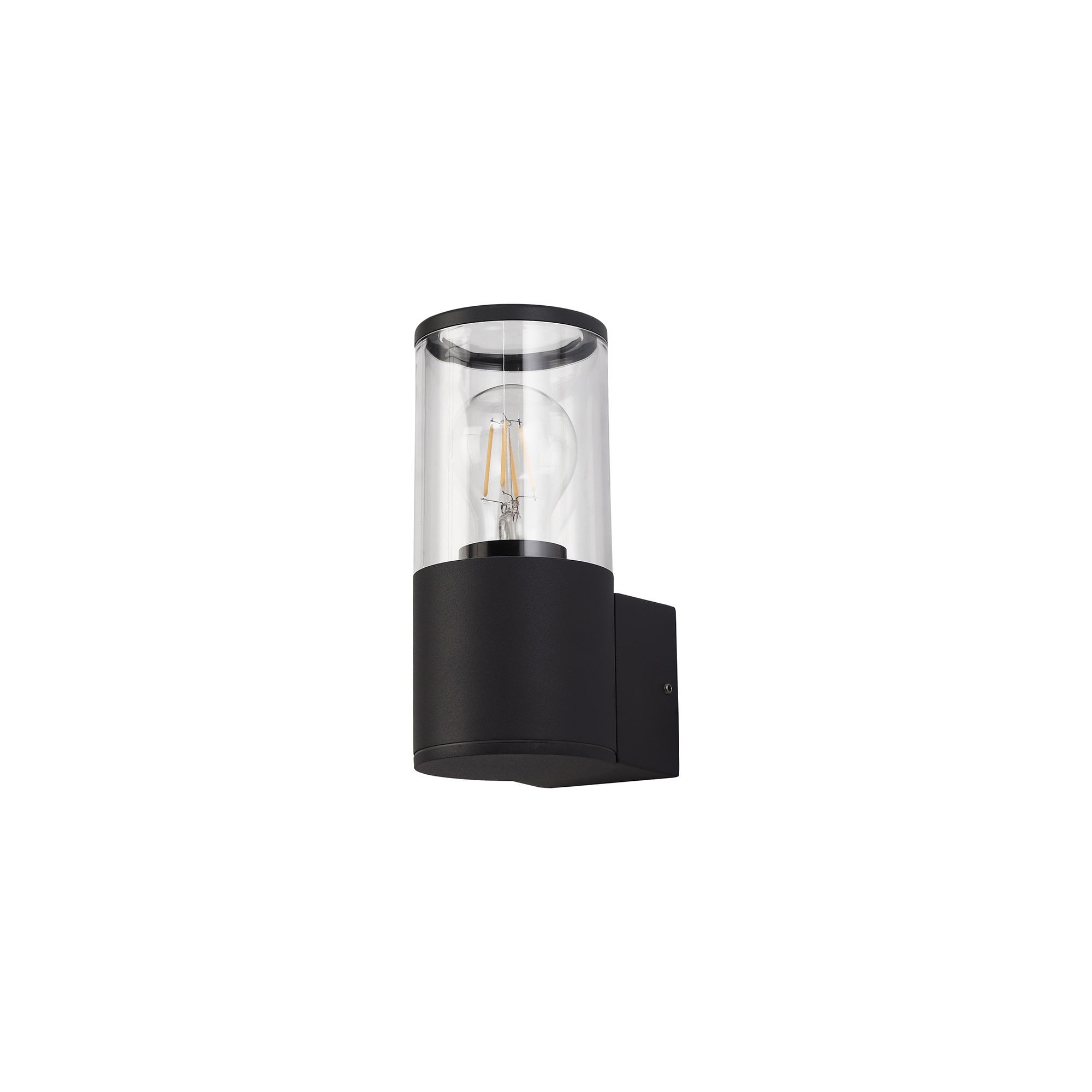 Wall Lamp 1 x E27, IP54, Anthracite/Clear, 2yrs Warranty