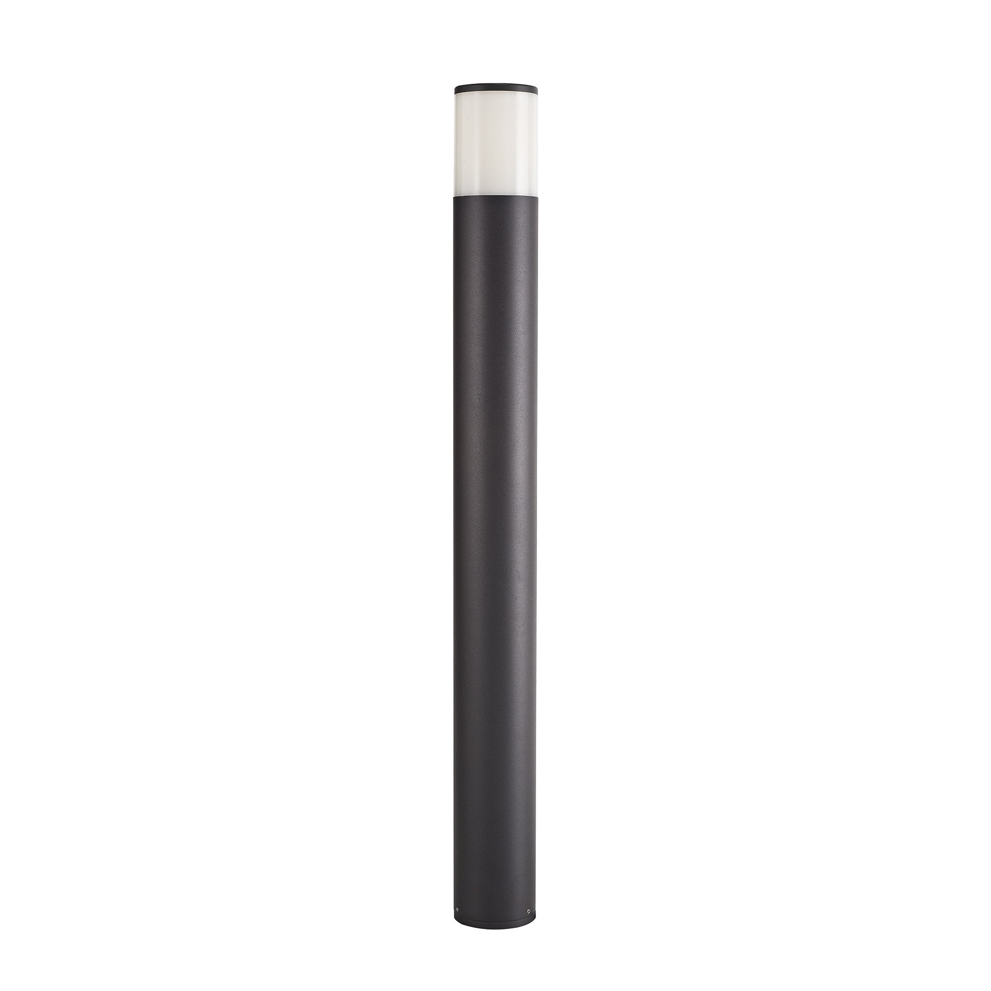 90cm Post Lamp 1 x E27, IP54, Anthracite/Opal, 2yrs Warranty