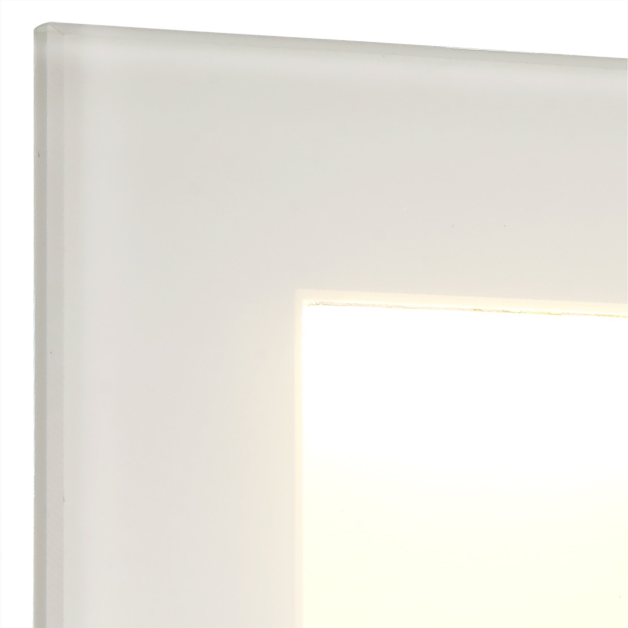 Recessed Rectangle Wall Lamp, 1 x 3.3W LED, 3000K, 145lm, IP65, White, 3yrs Warranty