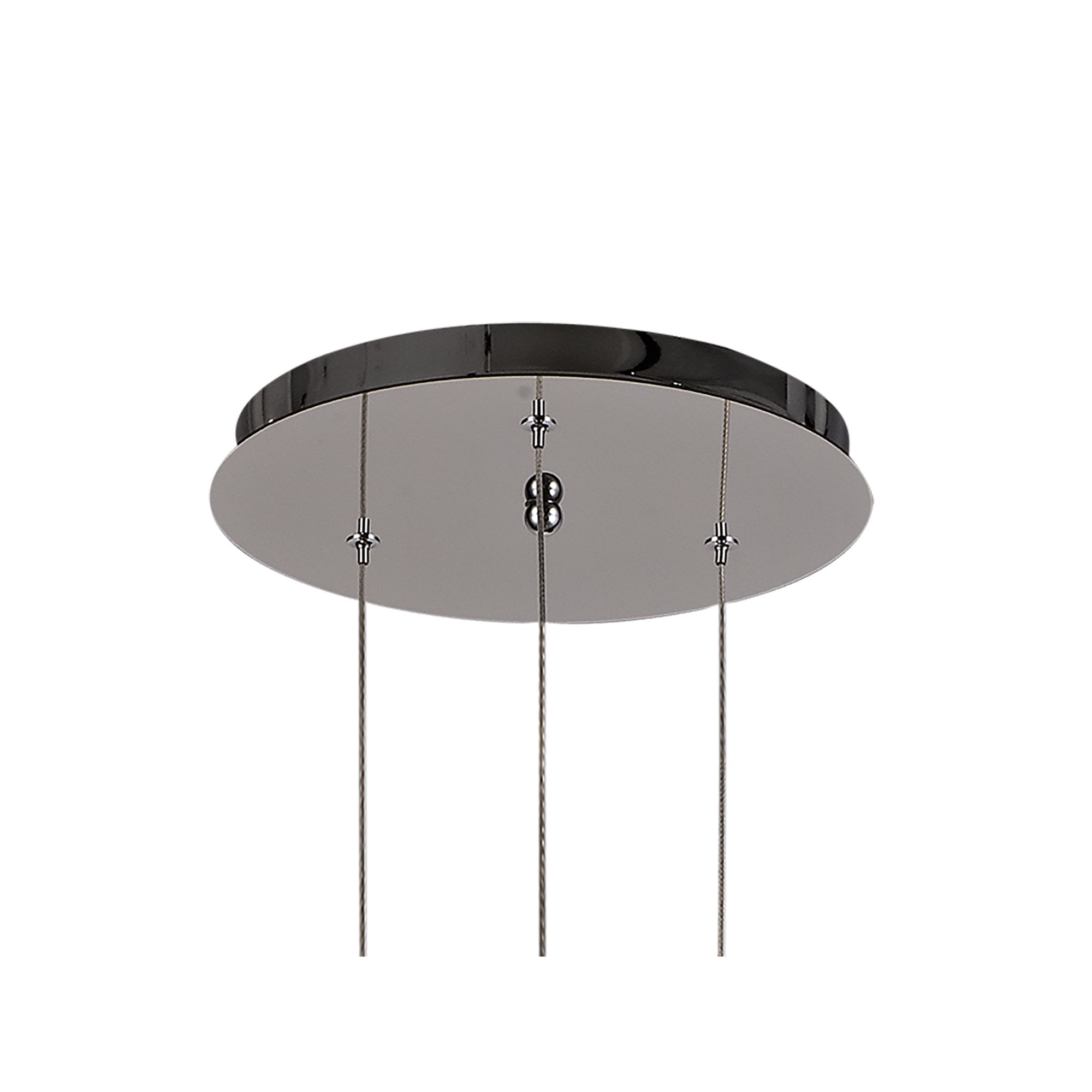 Pendant Round, 3 x GU10, Polished Chrome