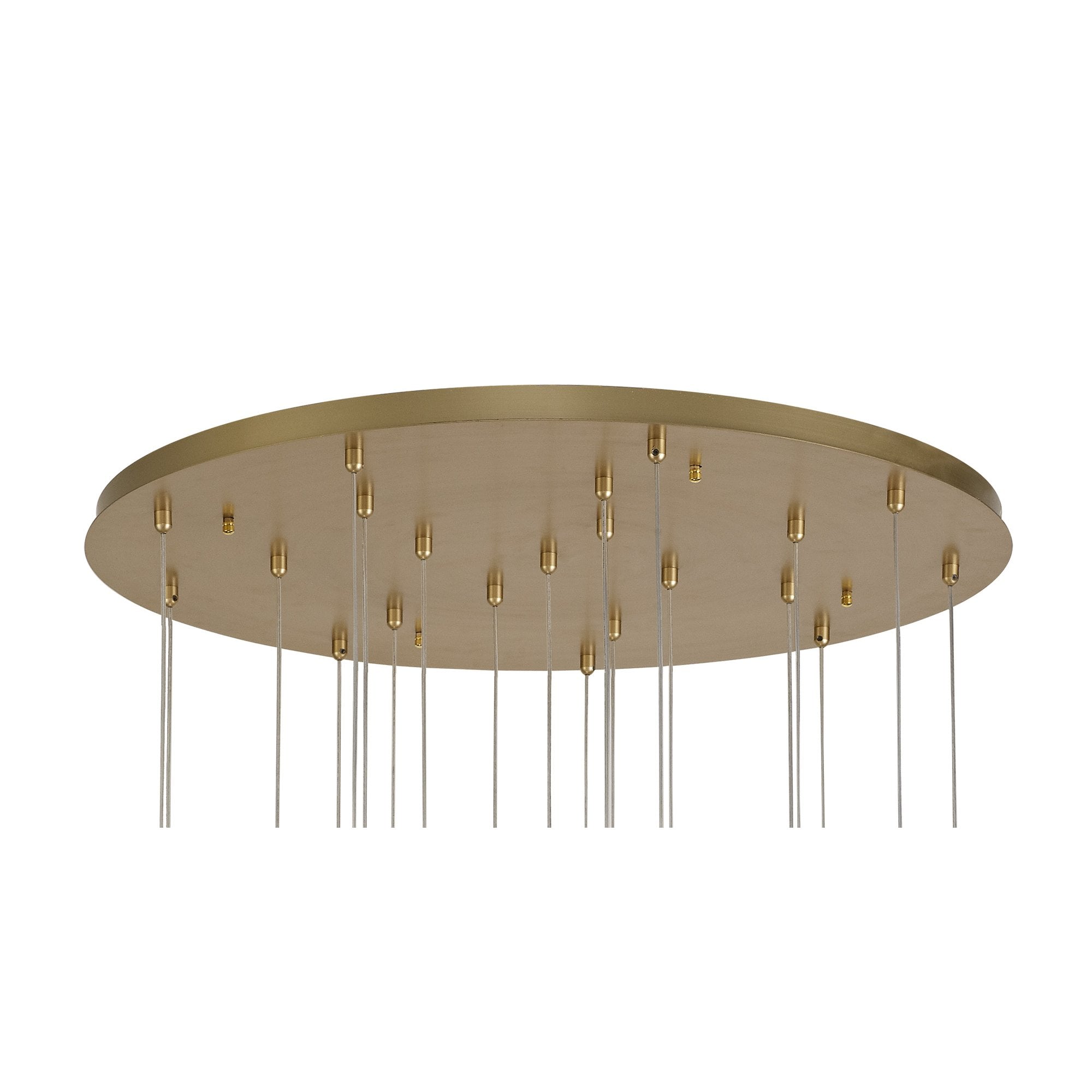 Pendant Round 5M, 21 x 4.5W LED, 3000K, 3360lm, Painted Brushed Gold, 3yrs Warranty