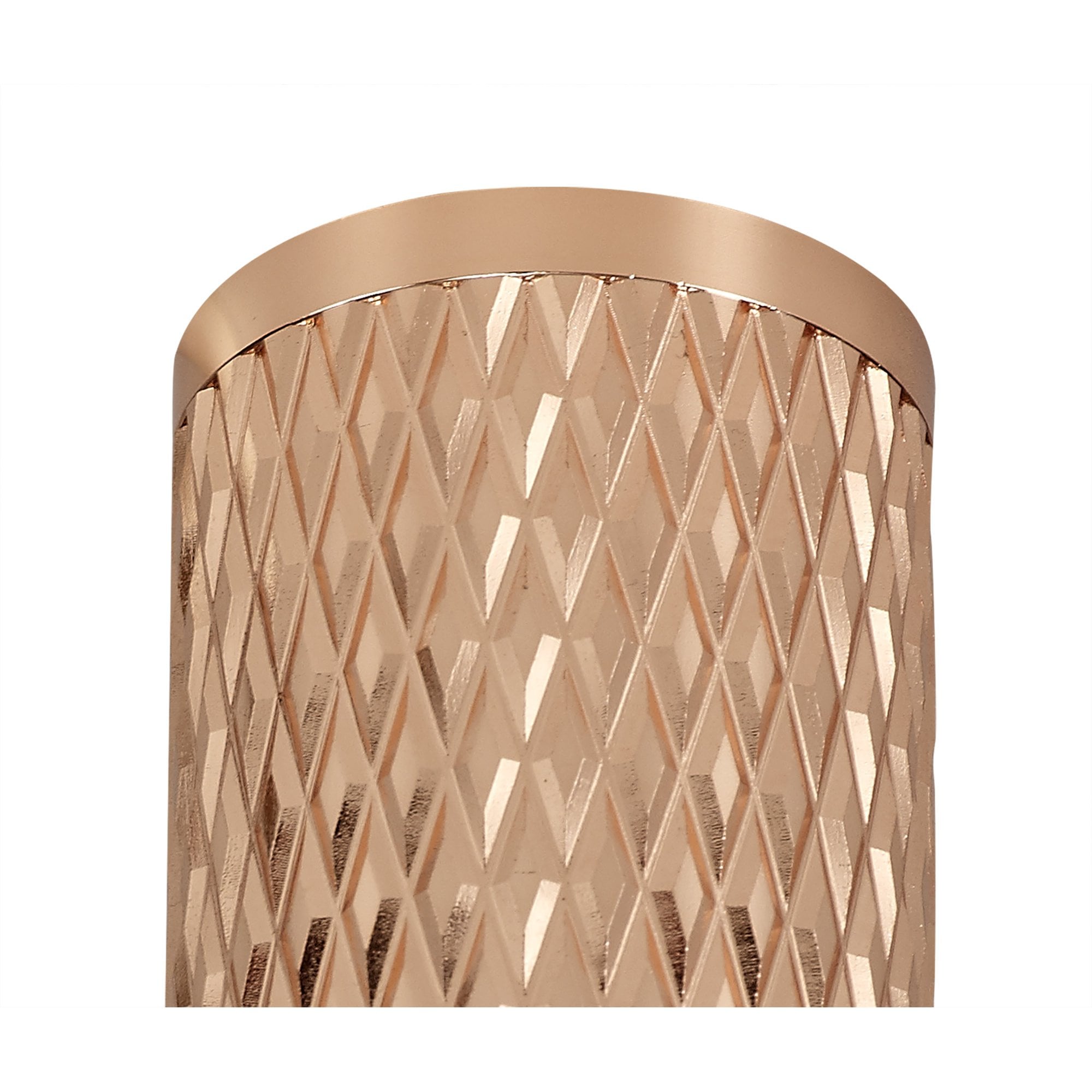 11cm Surface Mounted Ceiling Light, 1 x GU10, Rose Gold