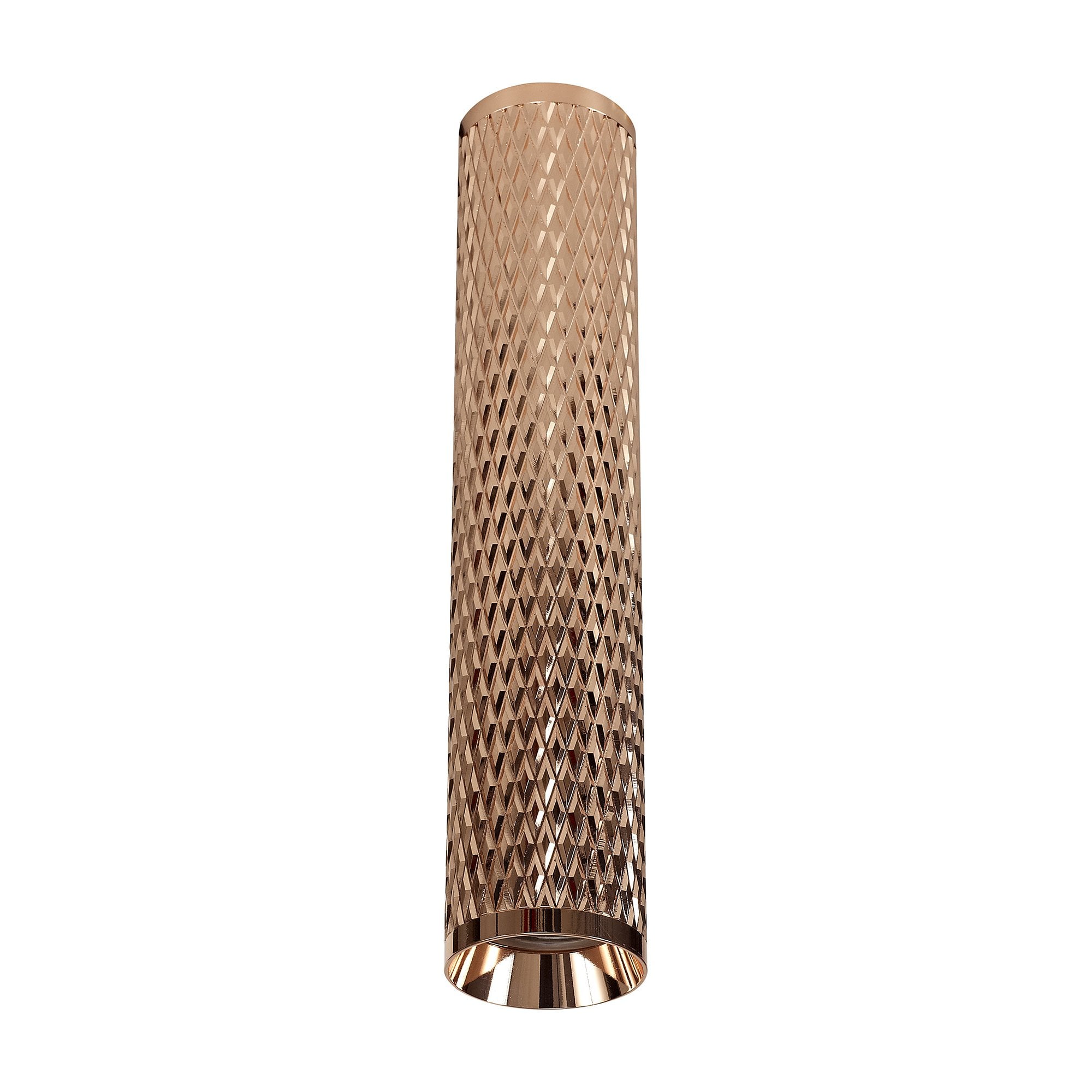 30cm Surface Mounted Ceiling Light, 1 x GU10, Rose Gold