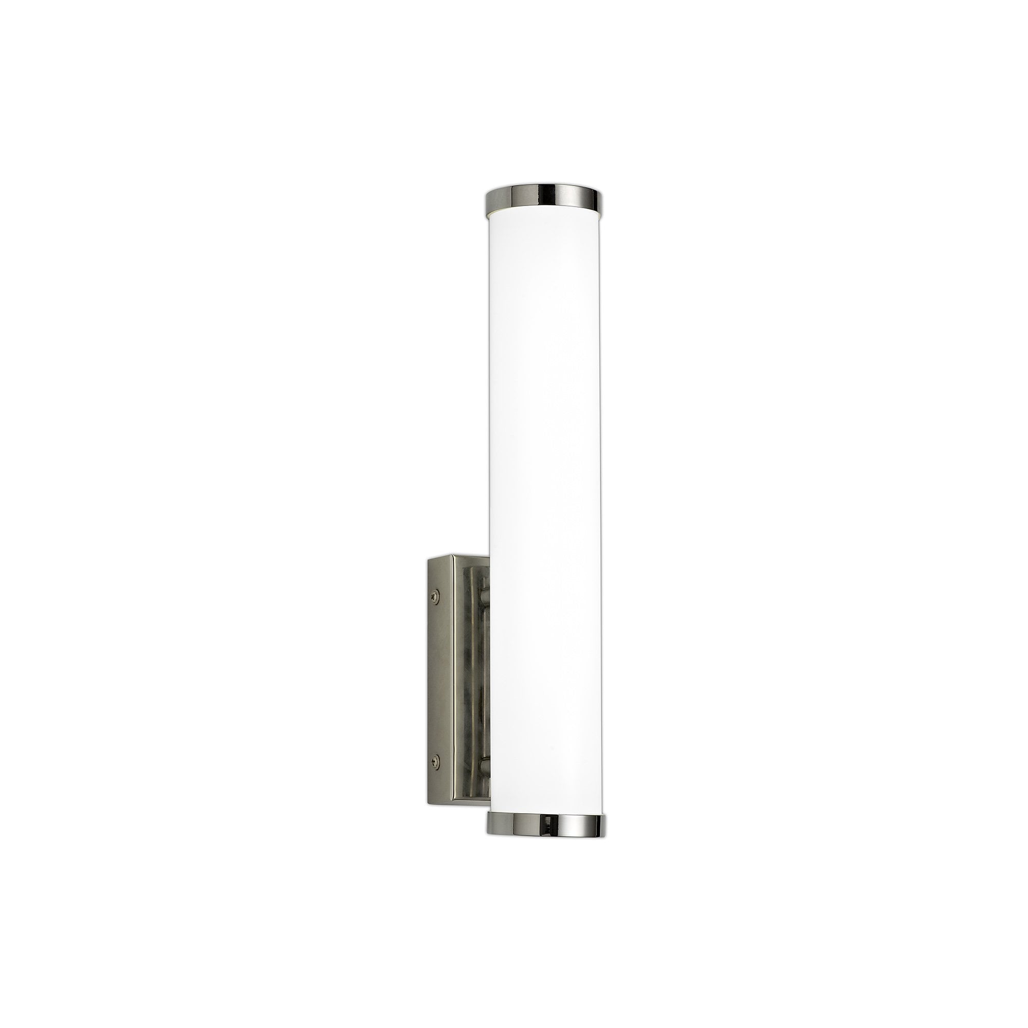 Wall Lamp Small, 1 x 9W LED, 4000K, 621lm, IP44, Polished Chrome, 3yrs Warranty