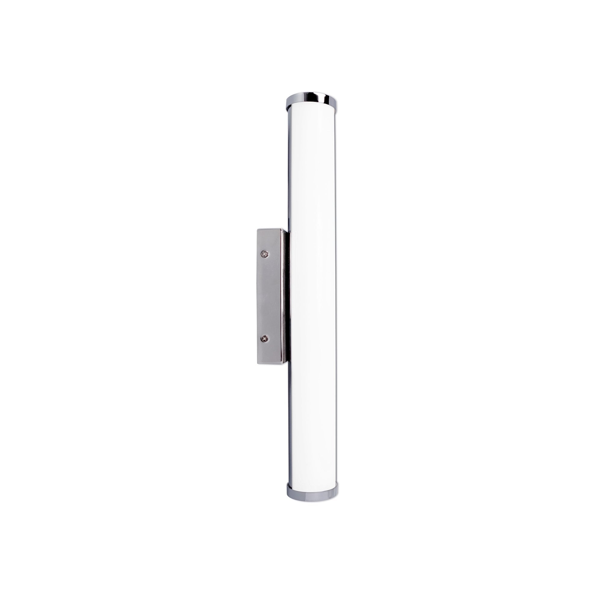 Wall Lamp Large, 1 x 12W LED, 4000K, 848lm, IP44, Polished Chrome, 3yrs Warranty