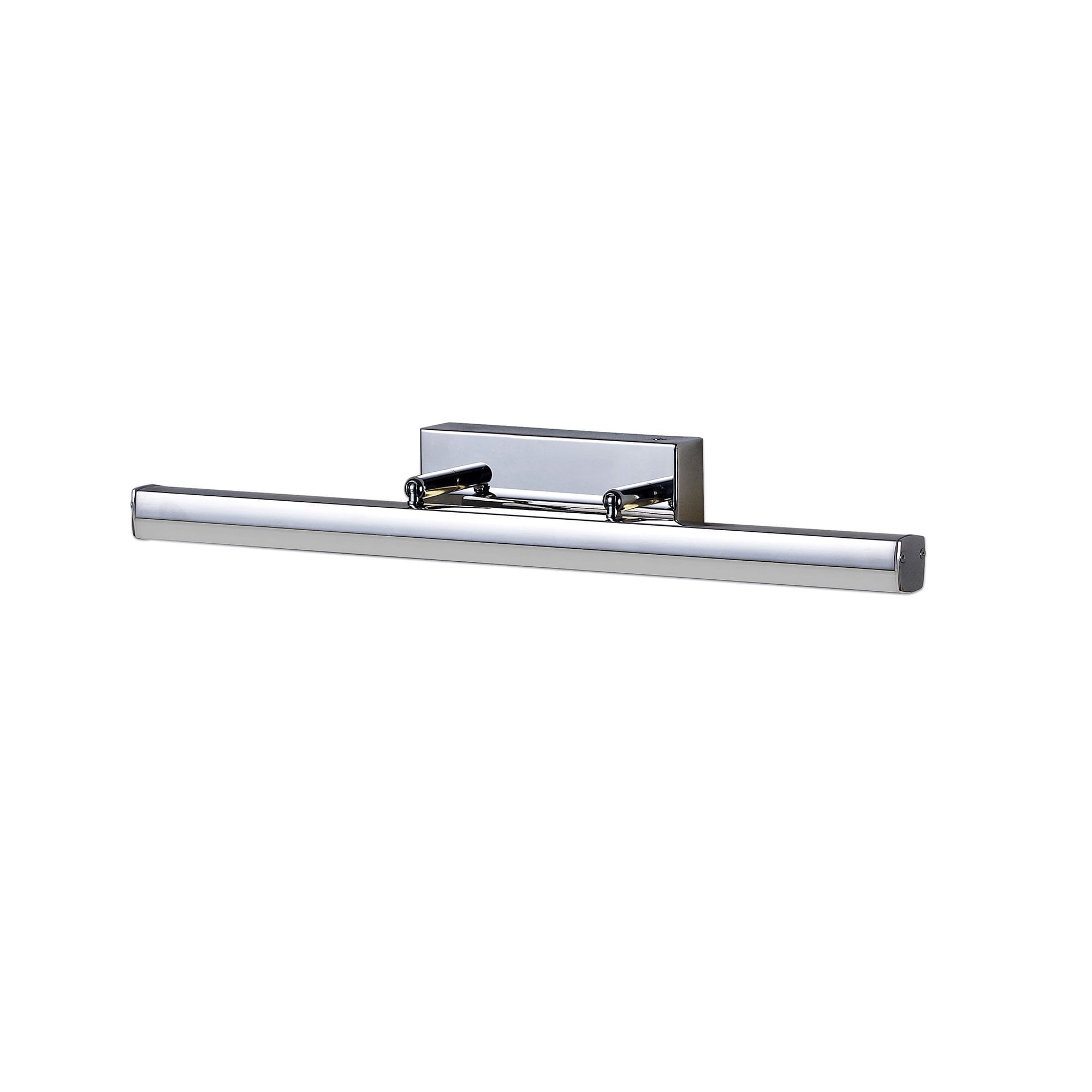 Wall Lamp Small Adjustable, 1 x 6W LED, 4000K, 612lm, IP44, Polished Chrome, 3yrs Warranty