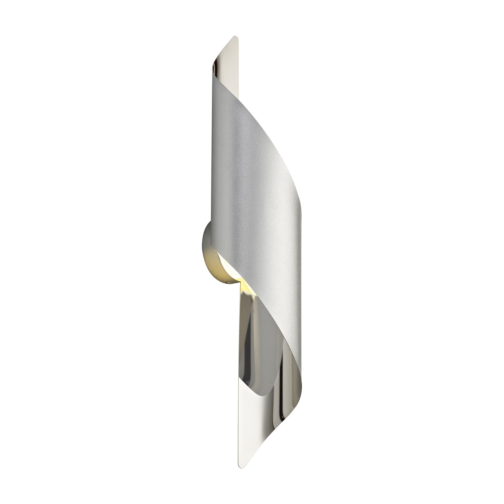 Wall Lamp Large, 1 x 8W LED, 3000K, 640lm, Silver/Polished Chrome, 3yrs Warranty