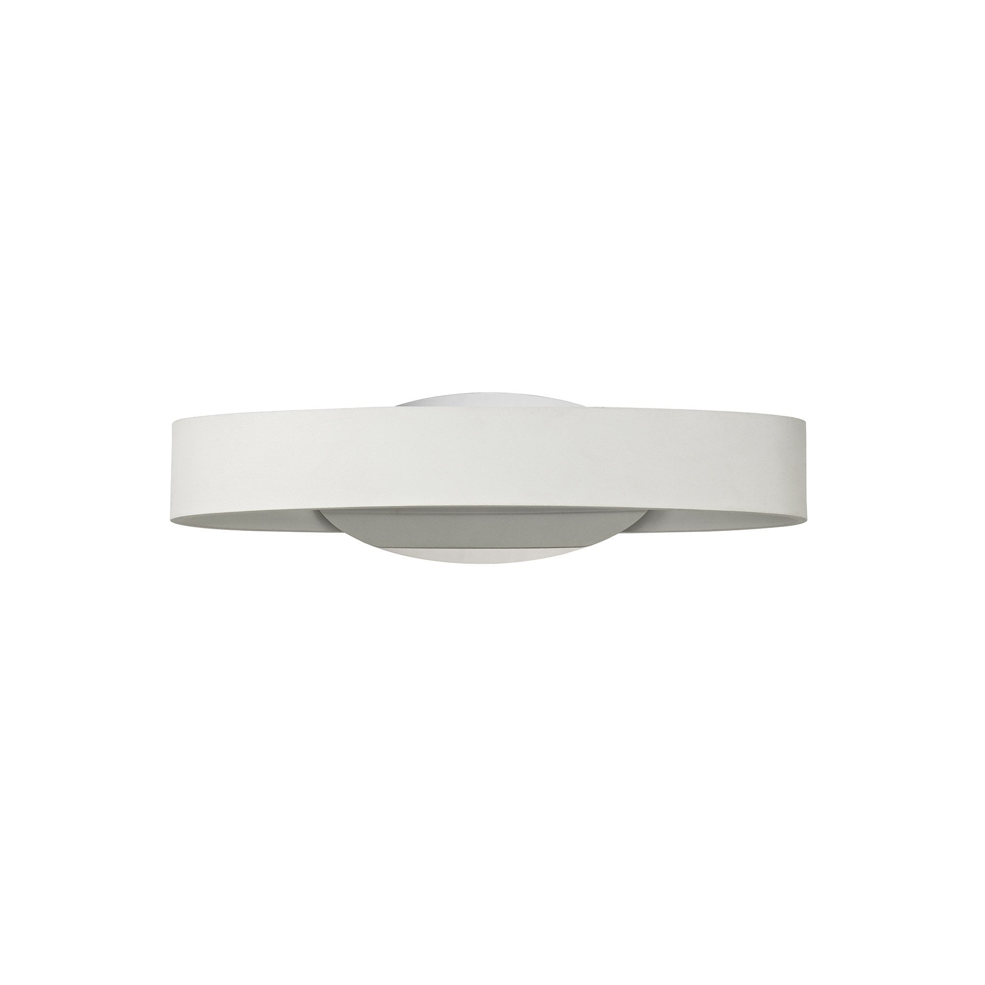 Wall Lamp, 1 x 6W LED, 3000K, 480lm, White/Polished Chrome, 3yrs Warranty