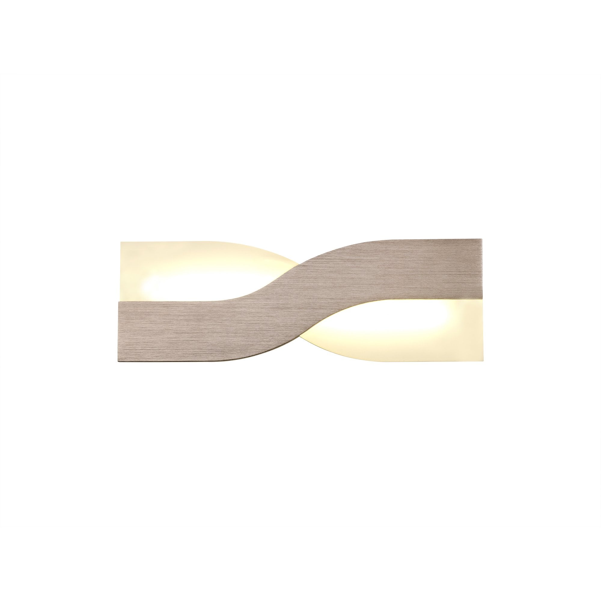 Wall Lamp, 1 x 8W LED, 3000K, 640lm, Brushed Brown/Frosted White, 3yrs Warranty