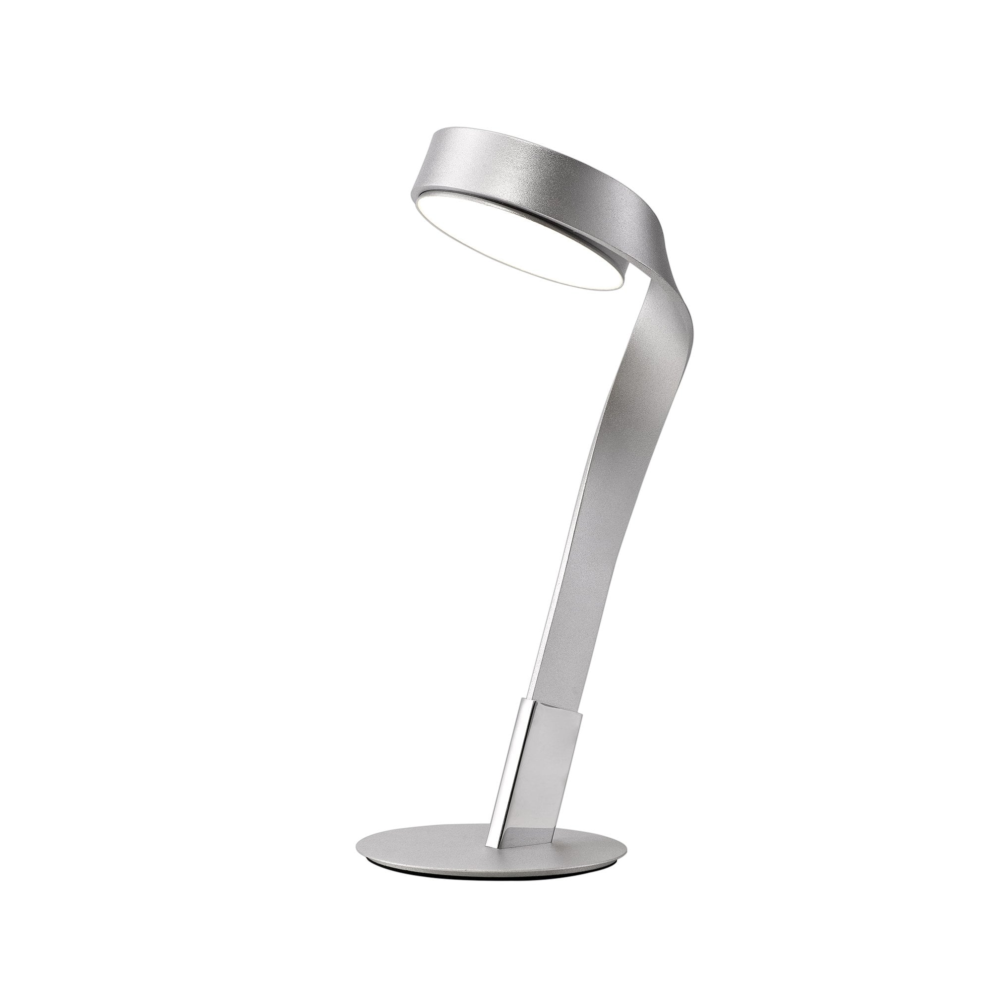 Table Lamp, 1 x 10W LED, 3000K, 800lm, Silver/Polished Chrome, 3yrs Warranty