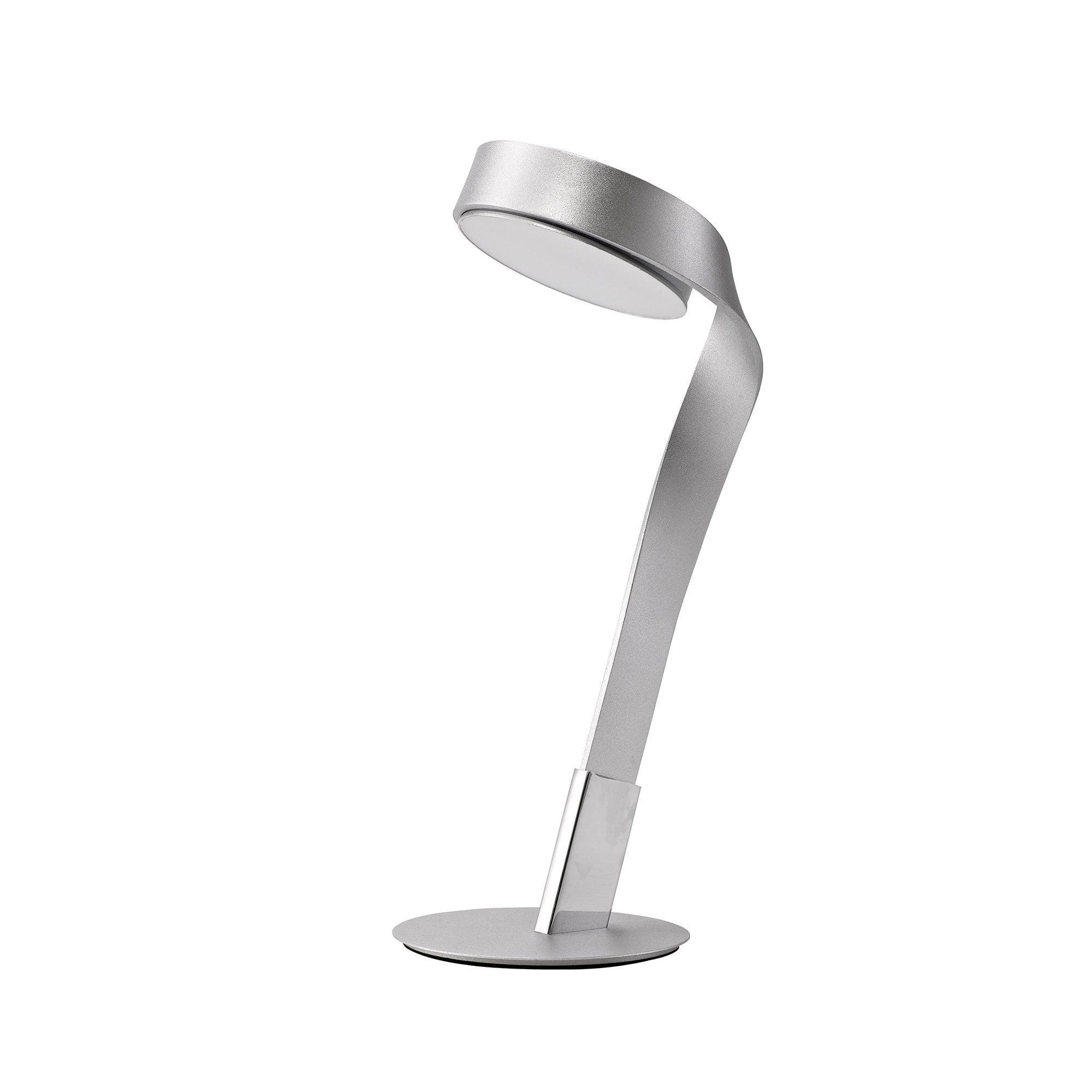 Table Lamp, 1 x 10W LED, 3000K, 800lm, Silver/Polished Chrome, 3yrs Warranty