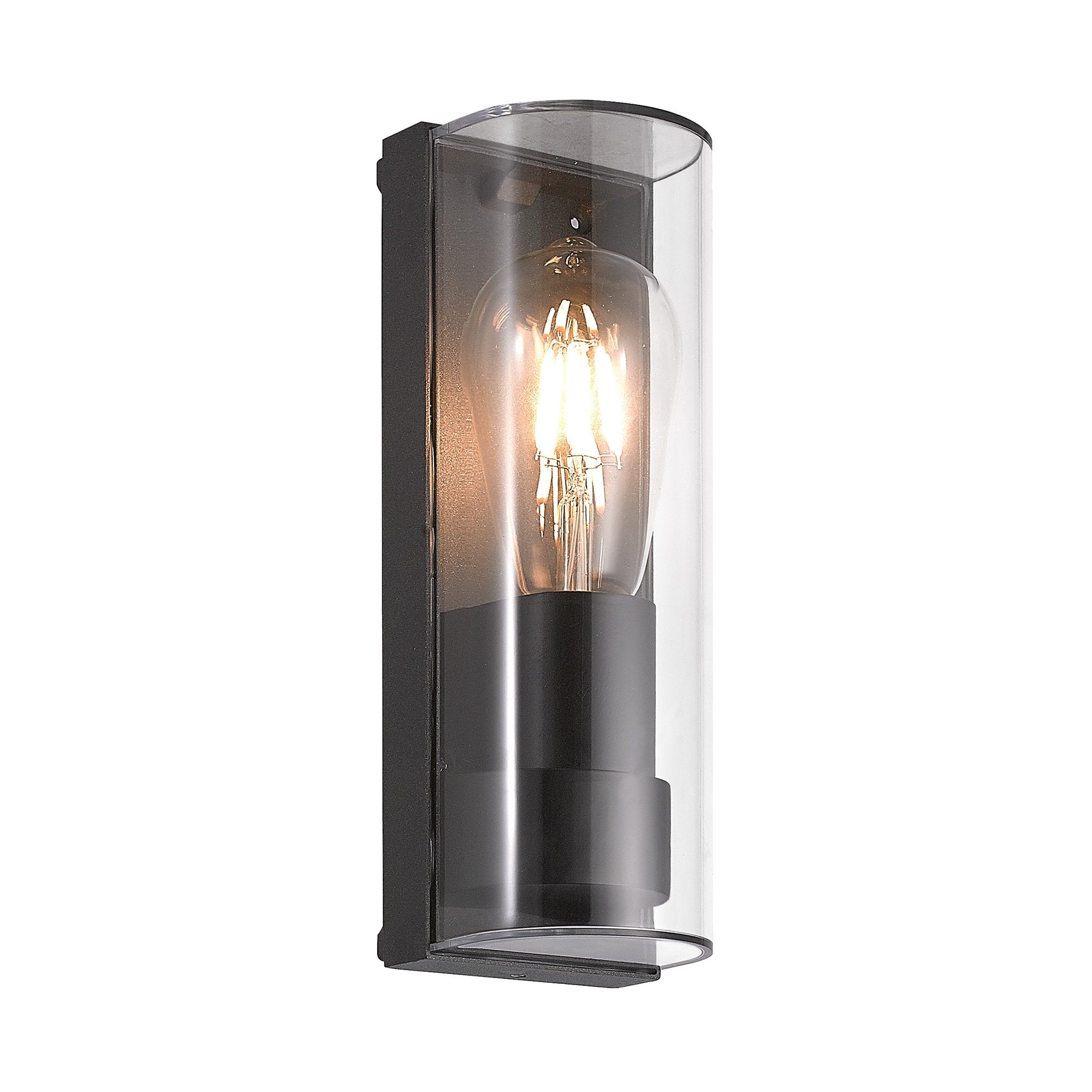 Wall Lamp Curved, 1 x E27, IP65, Anthracite, 2yrs Warranty