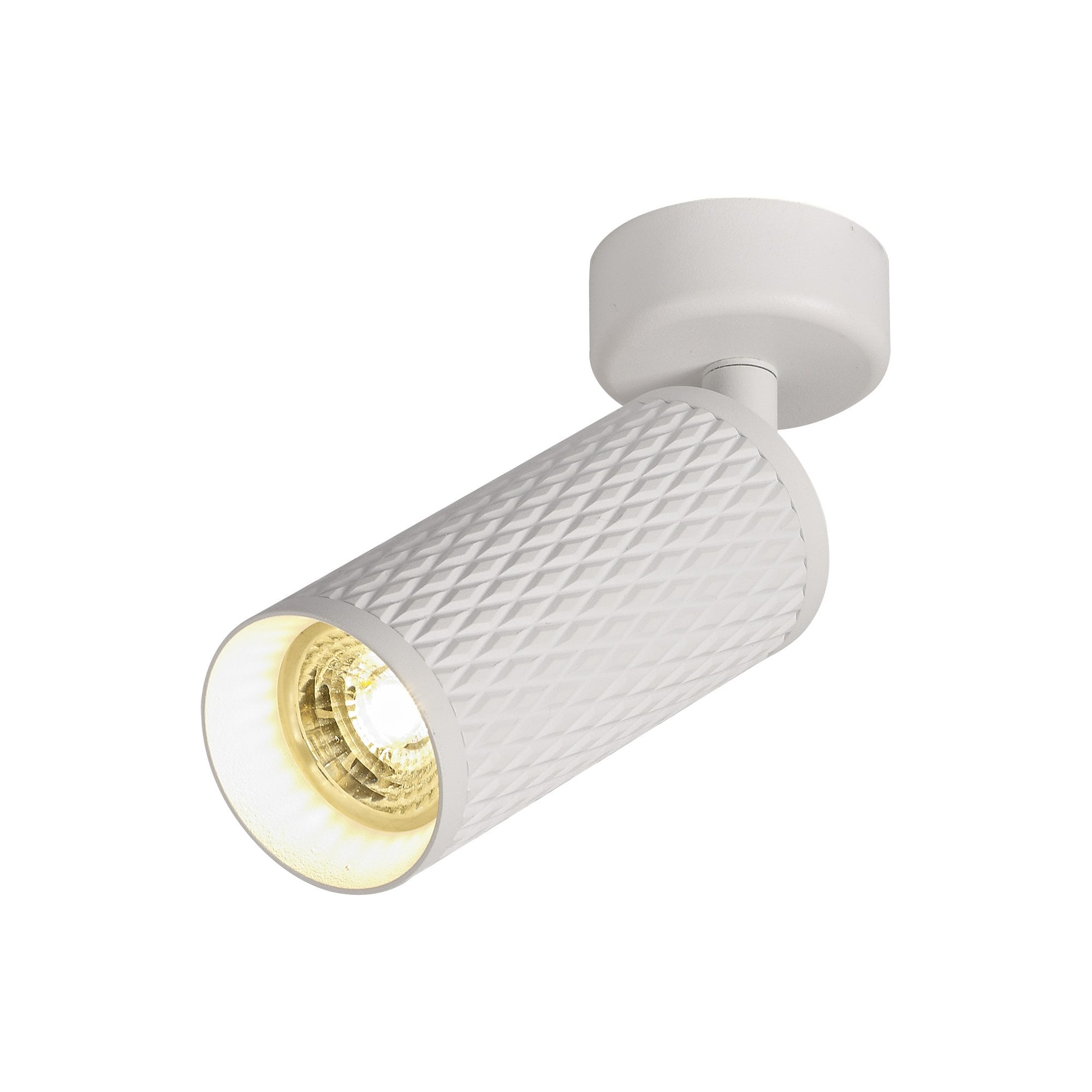 Surface Mounted Spot Light, 1 x GU10, Sand White